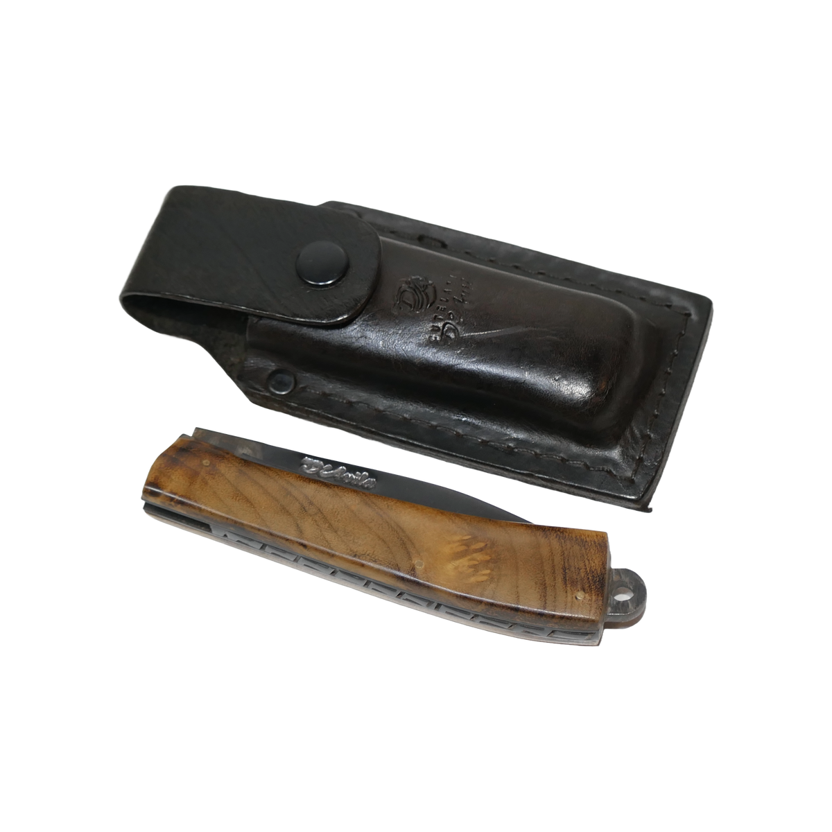 Pocket Adventure 3" Knife in Carbon Steel 5160, Wooden Handle - D'Avila Knives - D'Avila Australia