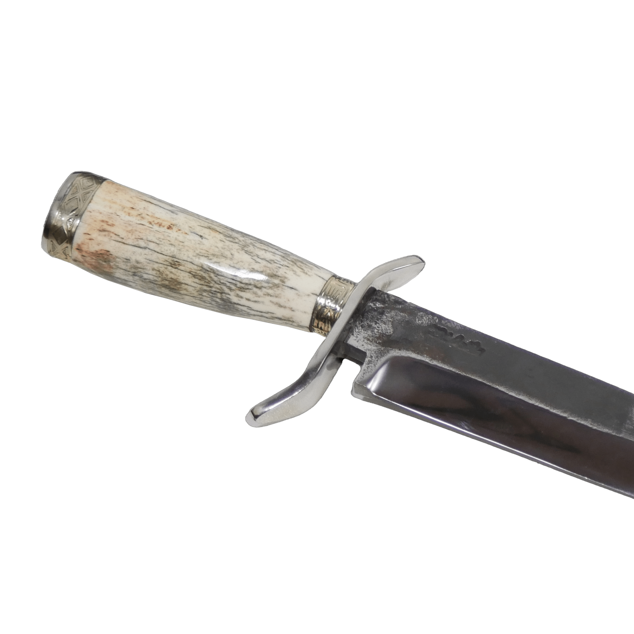 Bowie Adventure 8" Knife in Carbon Steel 5160, Bone Handle - D'Avila Knives camping knife by D'Avila Australia