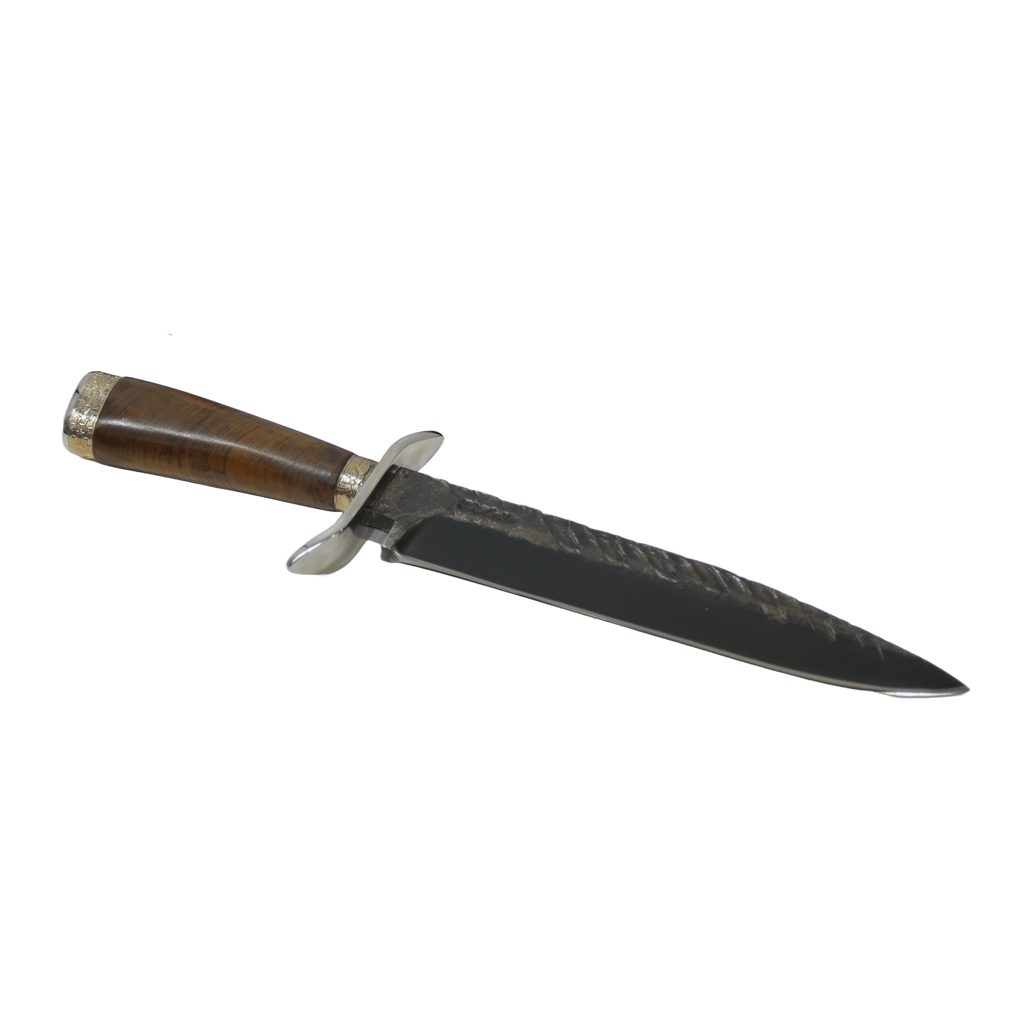 Bowie Adventure 8" Knife in Carbon Steel 5160, Wooden Handle - D'Avila Knives camping knife by D'Avila Australia