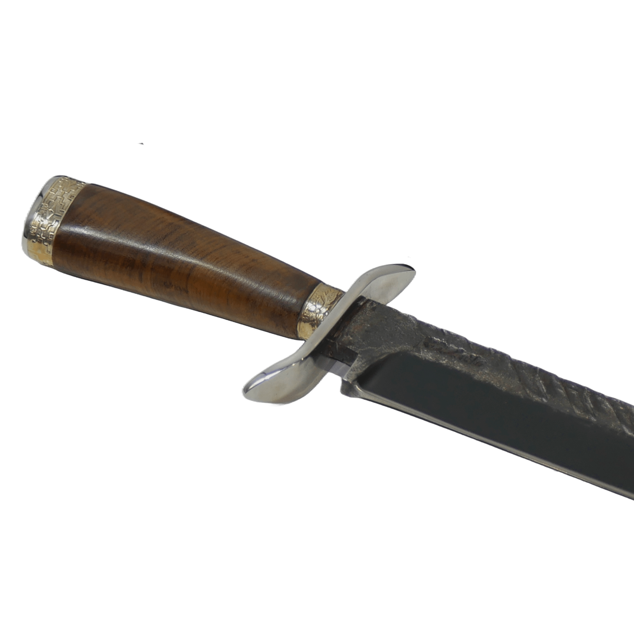 Bowie Adventure 8" Knife in Carbon Steel 5160, Wooden Handle - D'Avila Knives camping knife by D'Avila Australia