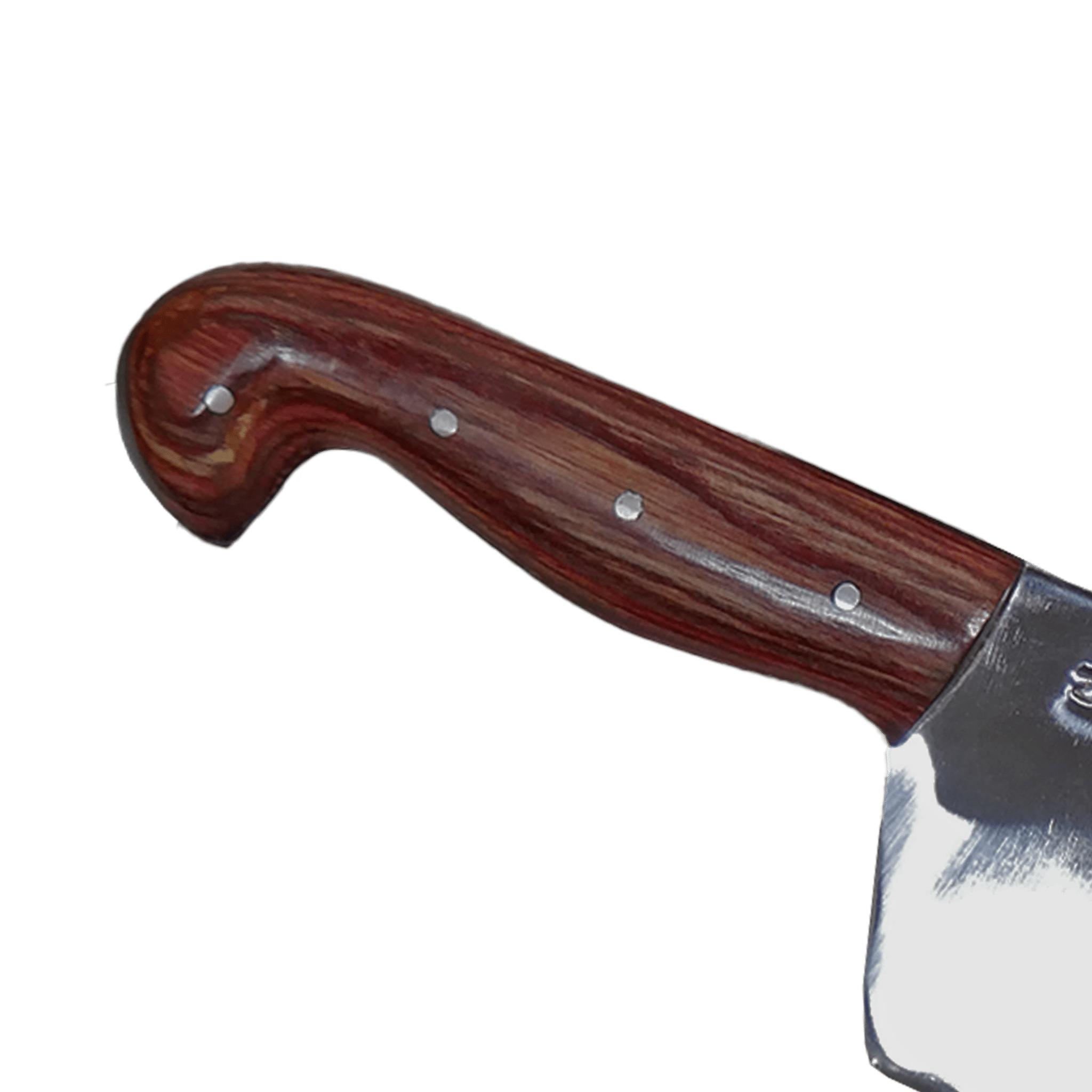 Cleaver Gourmet 6" Knife in Stainless Steel 420, Stabilized Wooden Handle - D'Avila Knives camping knife by D'Avila Australia