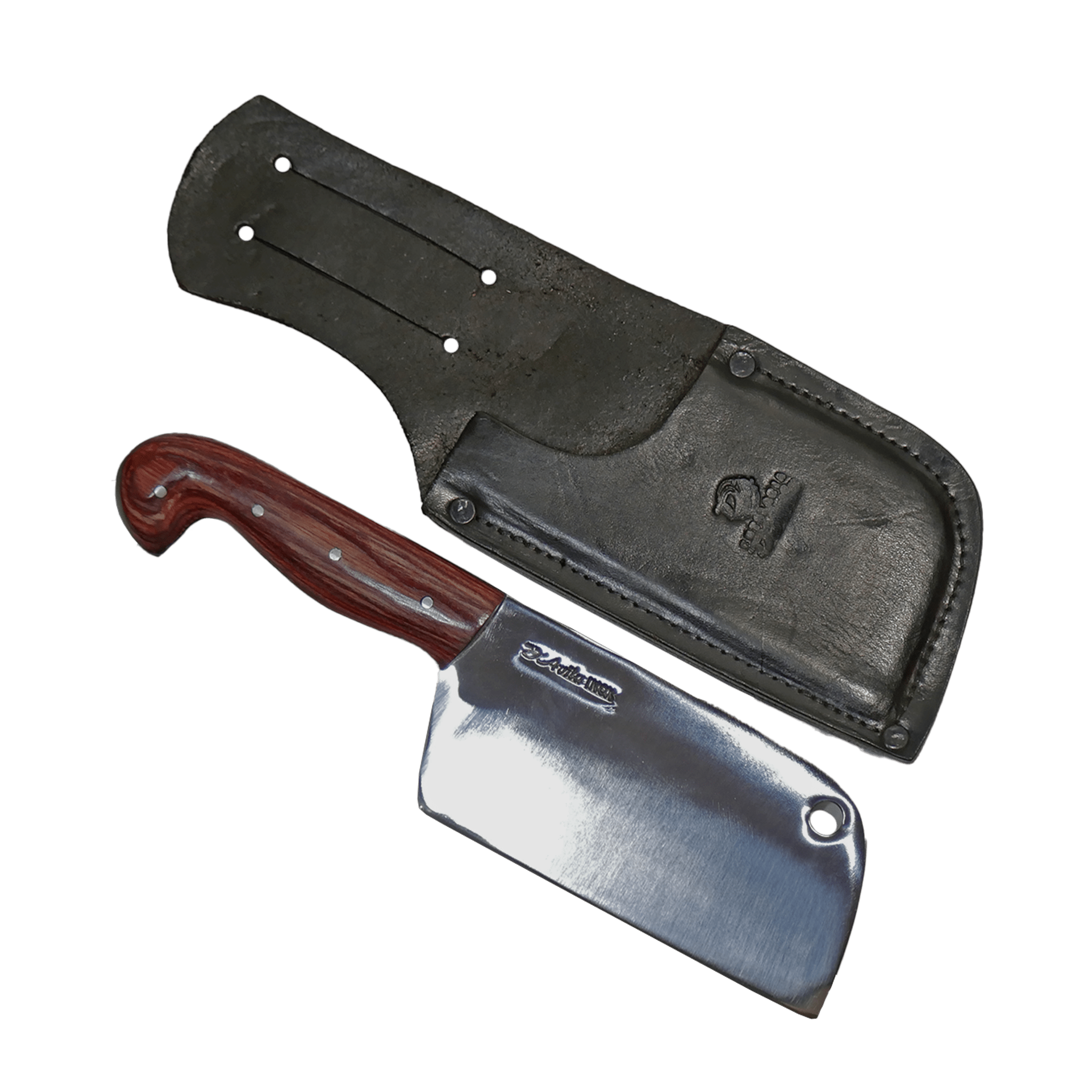 Cleaver Gourmet 6" Knife in Stainless Steel 420, Stabilized Wooden Handle - D'Avila Knives camping knife by D'Avila Australia