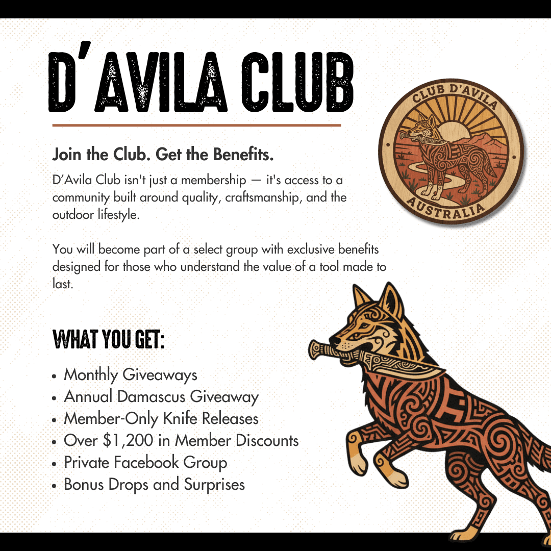 D'Avila Club camping knife by D'Avila Australia
