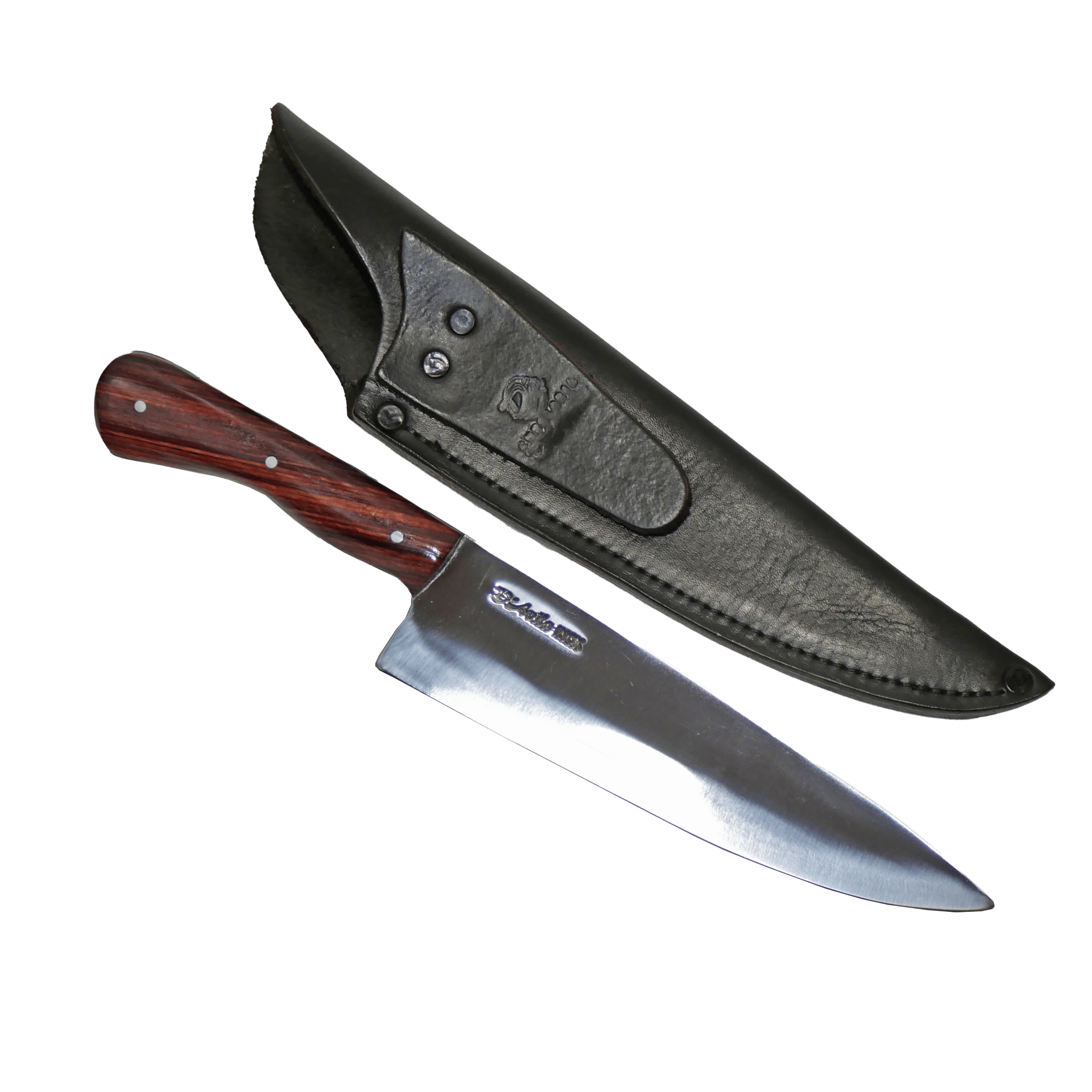 D'Avila Gourmet 8" Knife in Stainless Steel 420, Stabilized Wood Handle - D'Avila Knives camping knife by D'Avila Australia