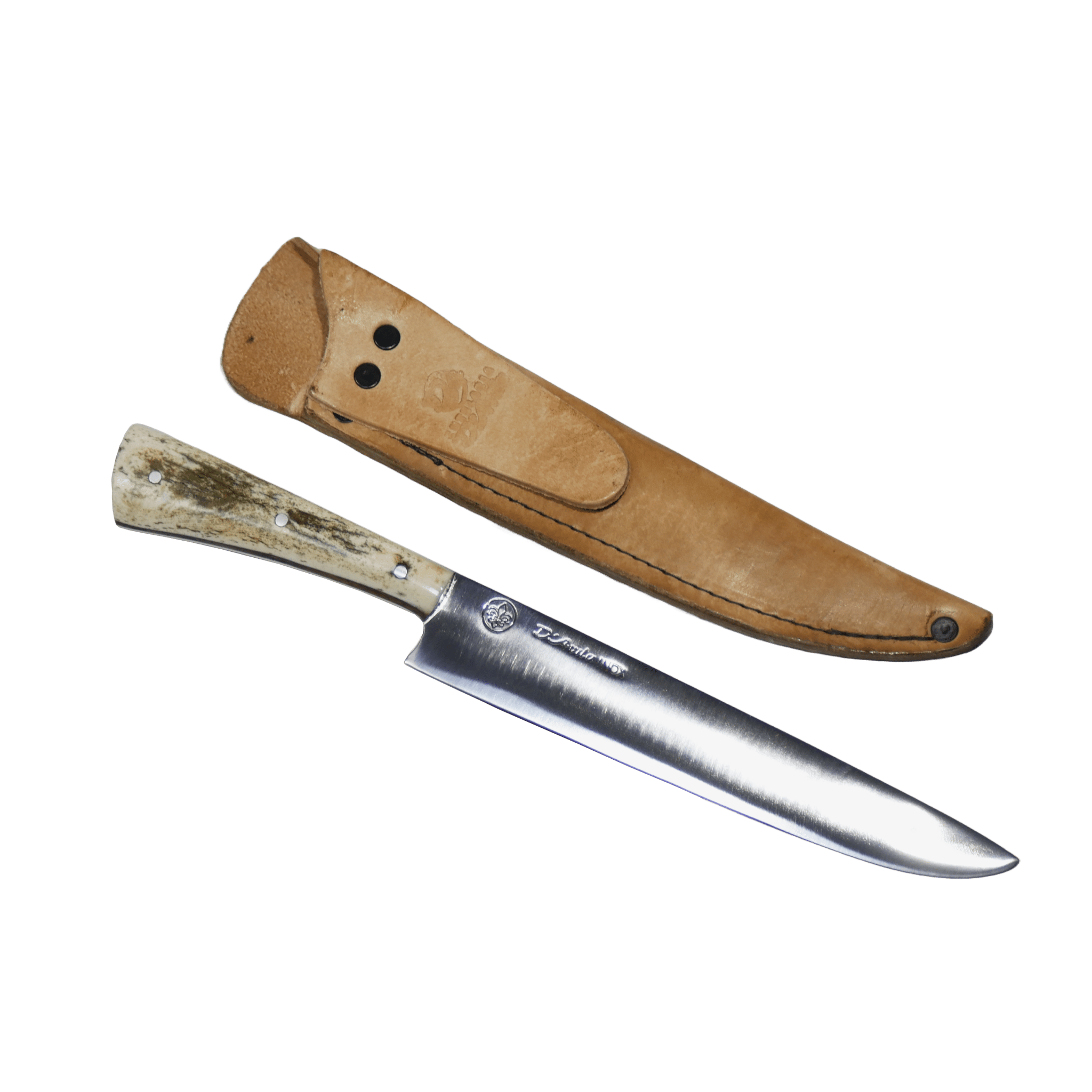 Florão Barbecue 8" Knife in Stainless Steel 420, Bovine Bone Handle - D'Avila Knives camping knife by D'Avila Australia
