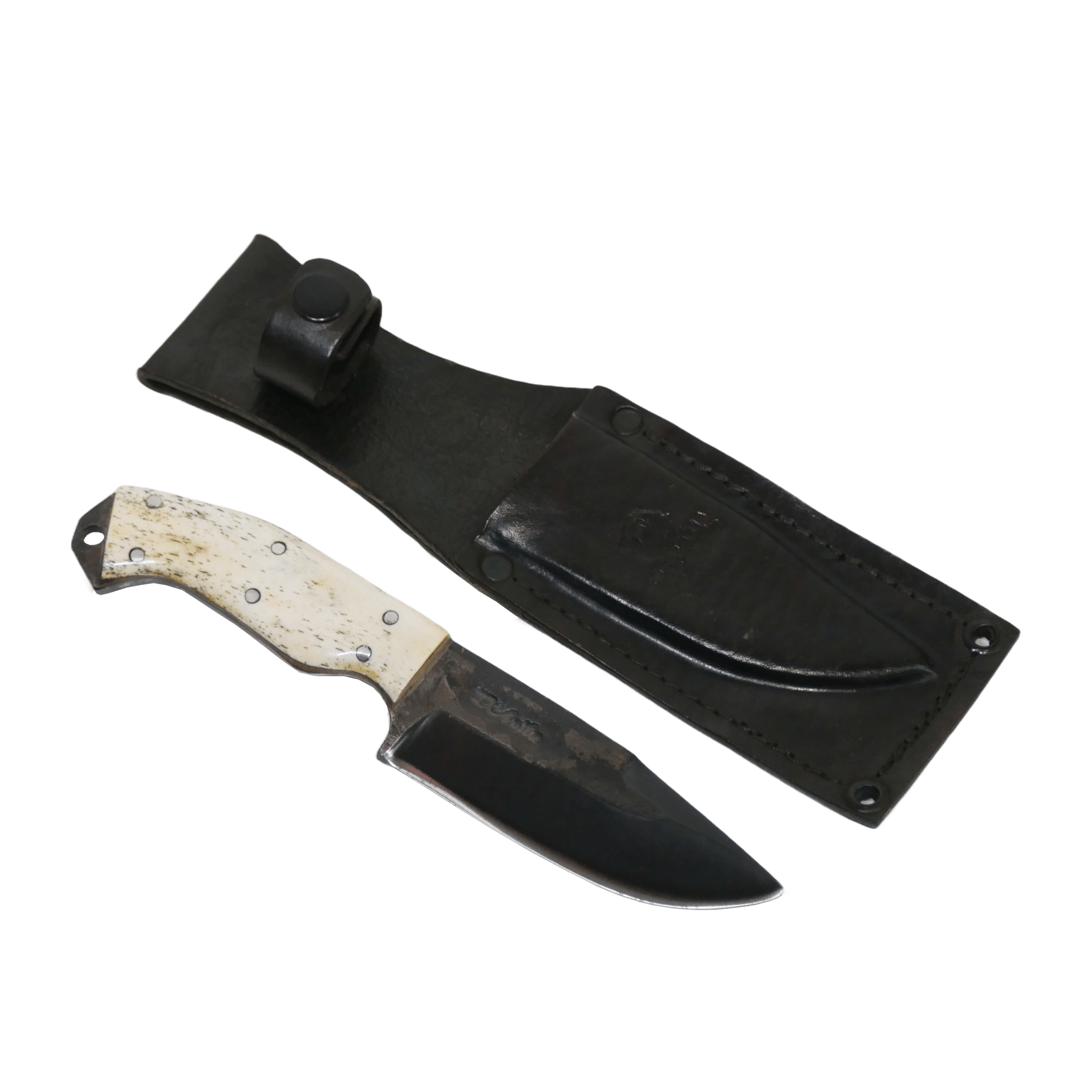 Minas Adventure 4" Knife in Carbon Steel 5160, Bovine Bone Handle - D'Avila Knives camping knife by D'Avila Australia