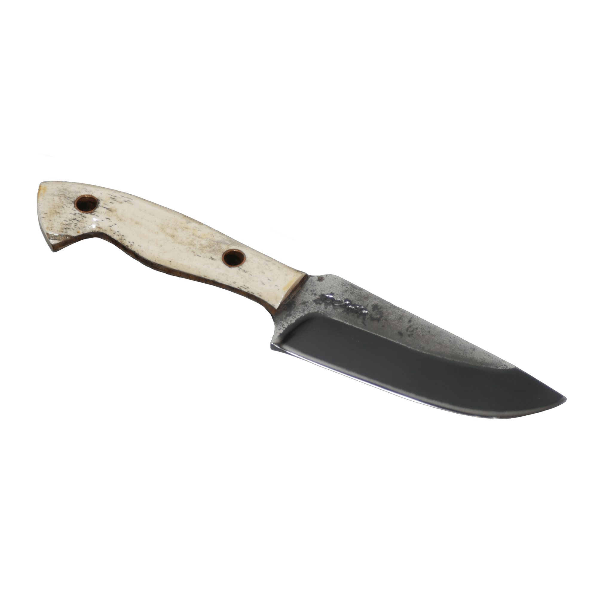 Rio Adventure 5" Knife in Carbon Steel 5160, Bovine Bone Handle - D'Avila Knives camping knife by D'Avila Australia
