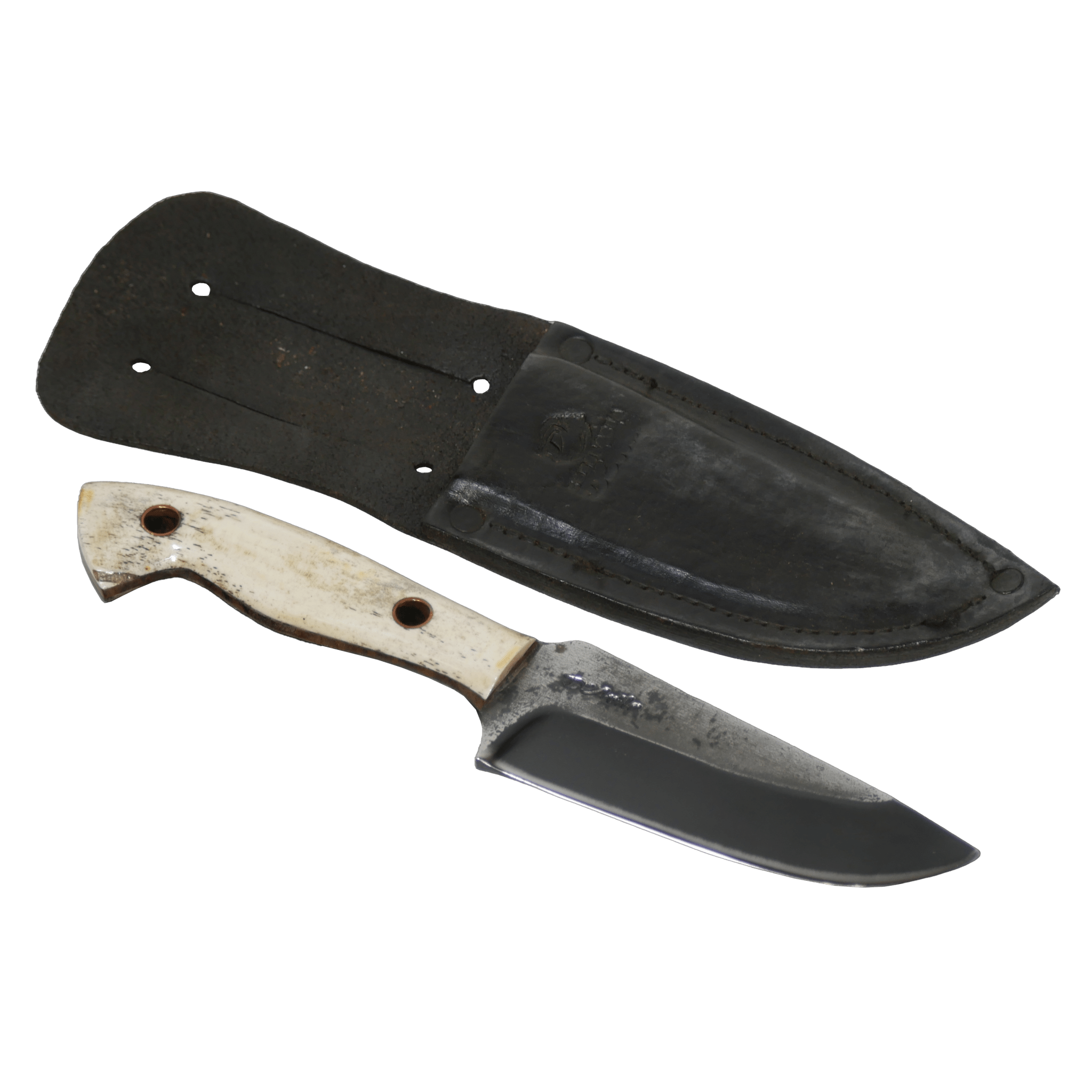 Rio Adventure 5" Knife in Carbon Steel 5160, Bovine Bone Handle - D'Avila Knives camping knife by D'Avila Australia