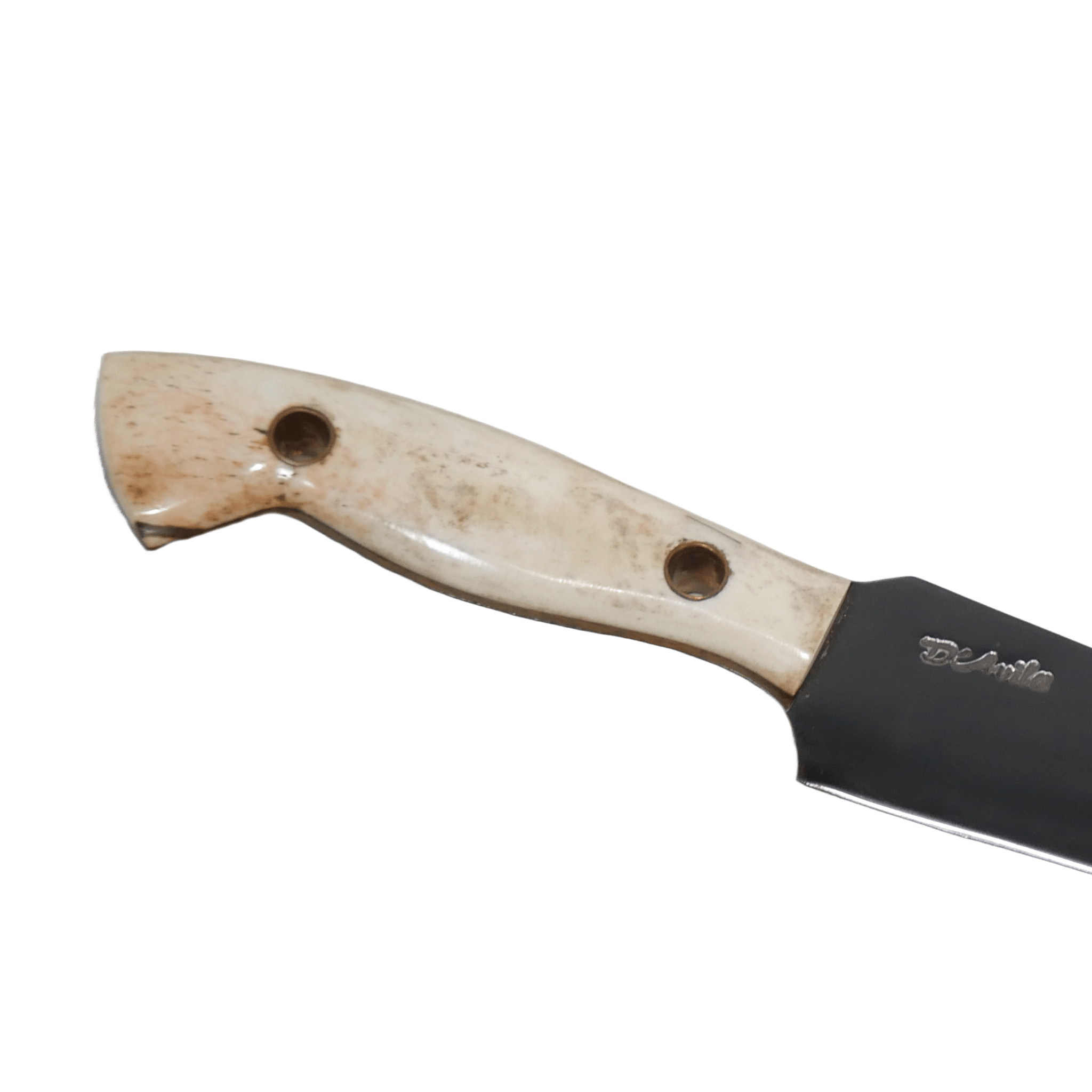 Rio Adventure 5" Knife in Carbon Steel 5160, Bovine Bone Handle - D'Avila Knives camping knife by D'Avila Australia