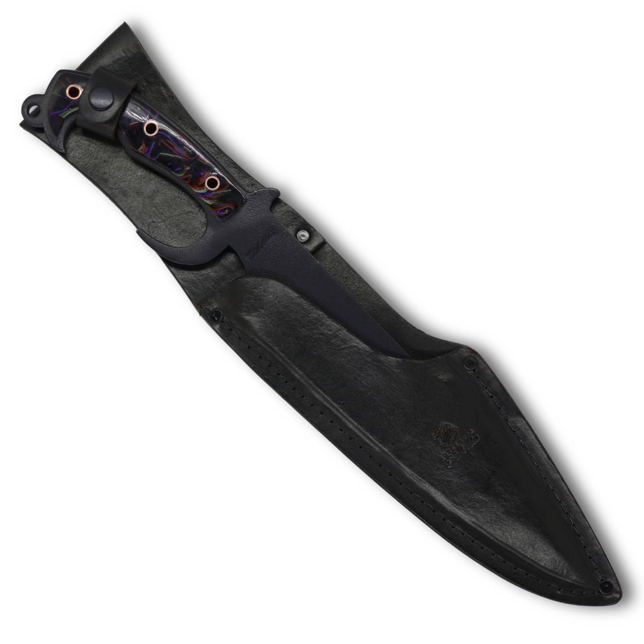 Sparta Adventure 12" Knife in Carbon Steel 5160, Micarta Handle - D'Avila Knives camping knife by D'Avila Australia