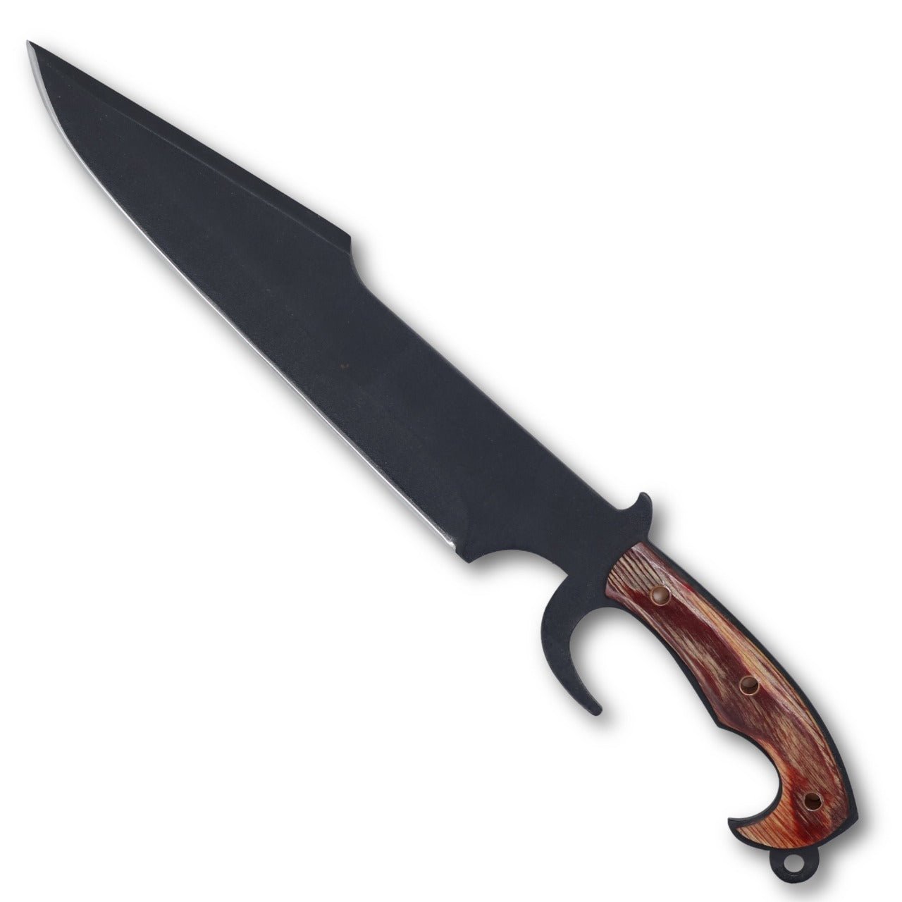 Sparta Adventure 12" Knife in Carbon Steel 5160, Stabilized Wood Handle - D'Avila Knives camping knife by D'Avila Australia