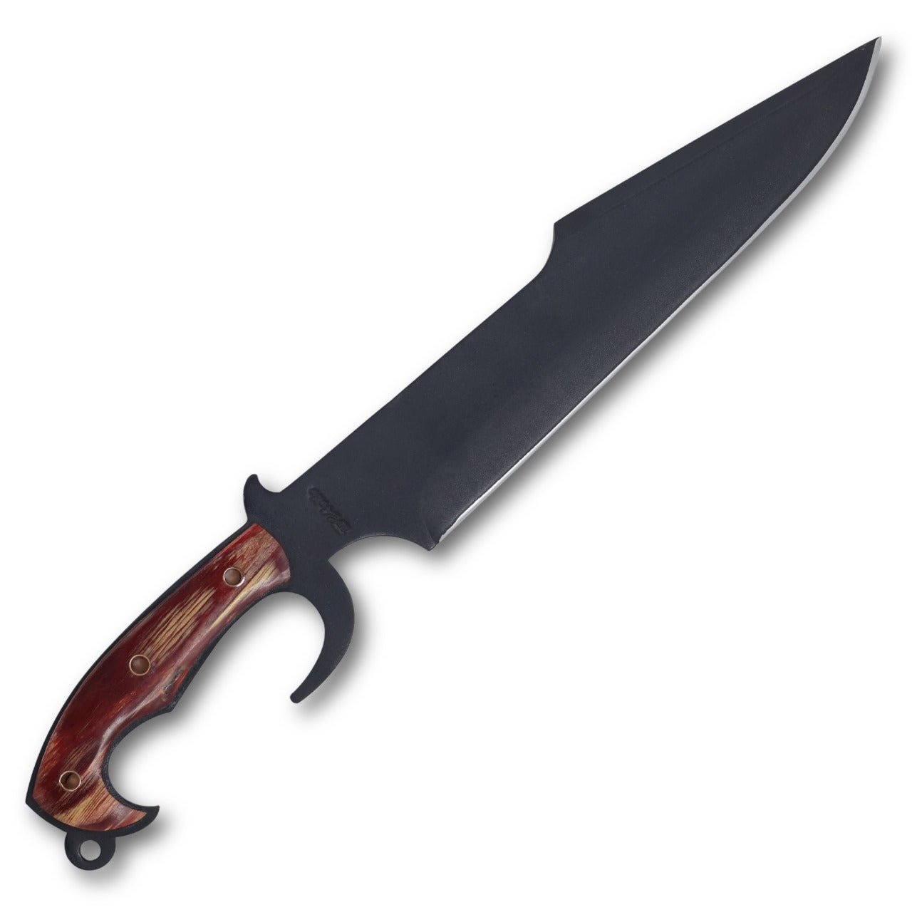 Sparta Adventure 12" Knife in Carbon Steel 5160, Stabilized Wood Handle - D'Avila Knives camping knife by D'Avila Australia