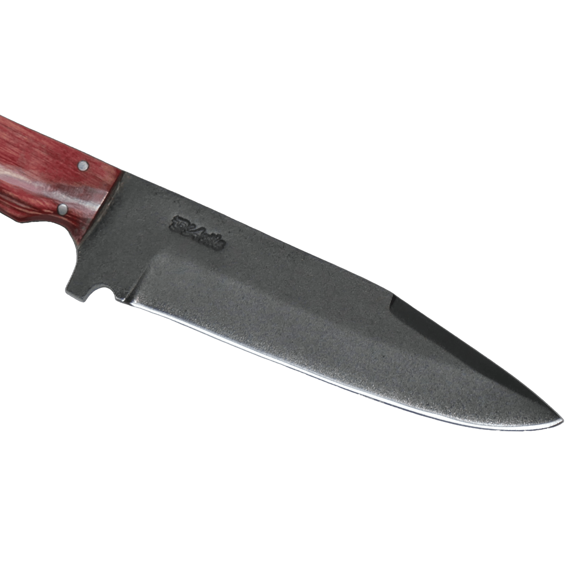 Tapes Adventure 6.5" Knife in Carbon Steel 5160, Stabilized Wood Handle - D'Avila Knives camping knife by D'Avila Australia