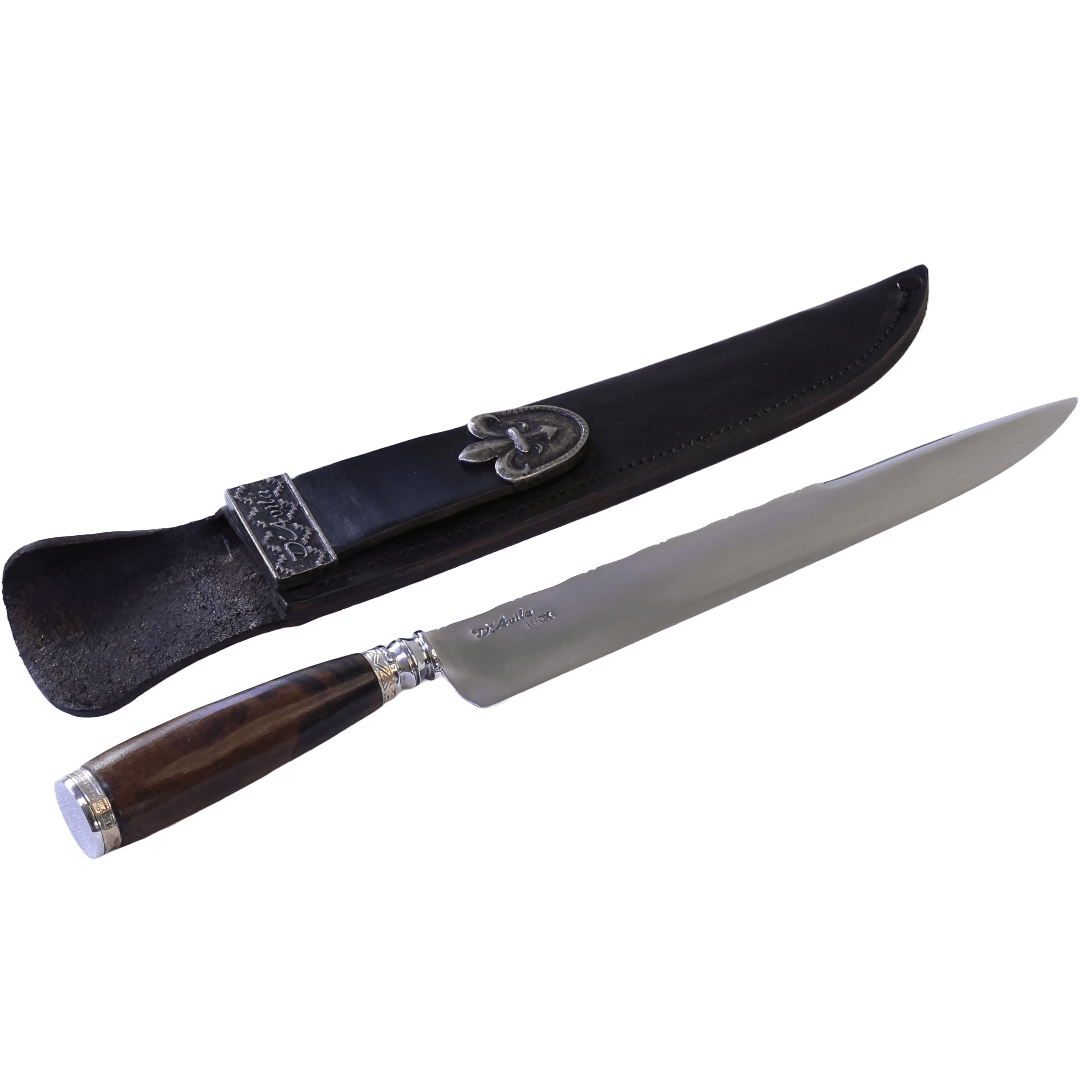 Torneada Barbecue 10" Knife in Stainless Steel 420, Wooden Handle - D'Avila Knives camping knife by D'Avila Australia