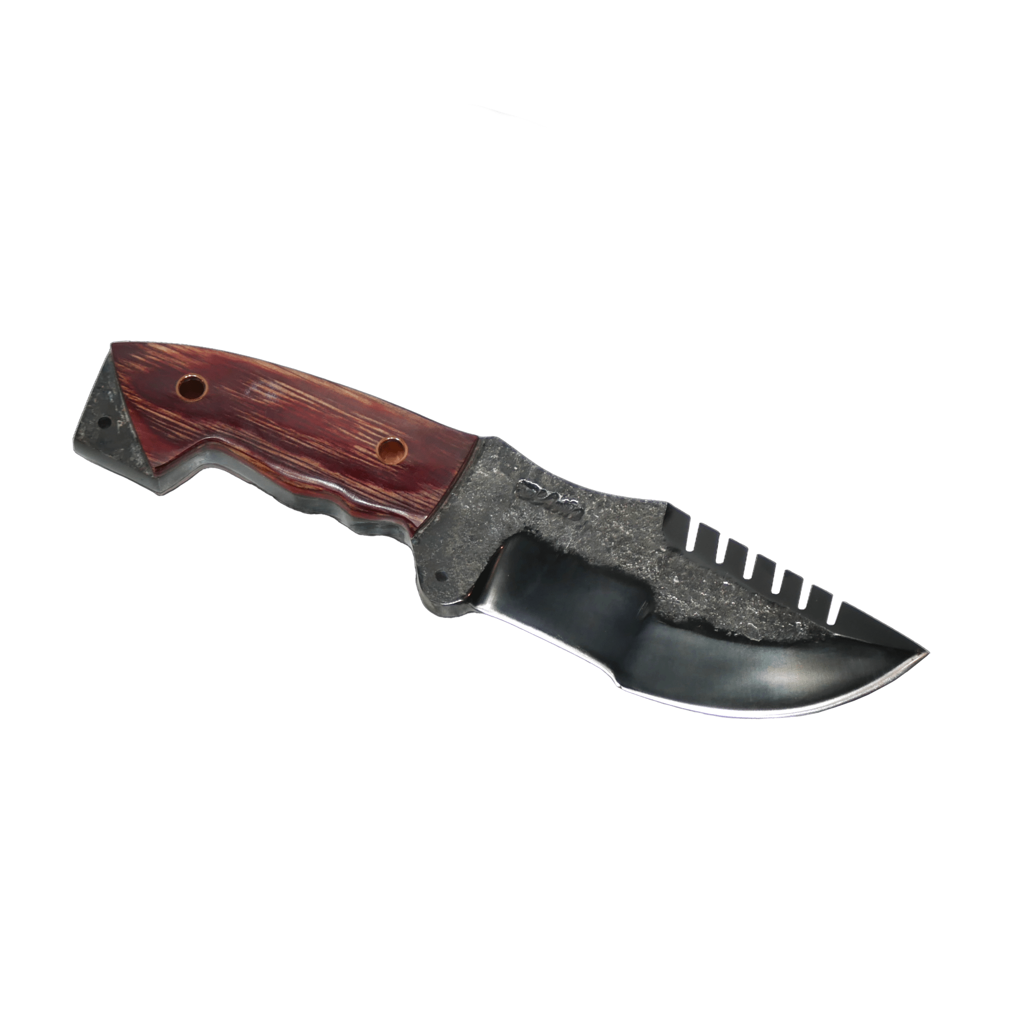Tracker Adventure 6.5" Knife in Carbon Steel 5160, Stabilized Wood Handle - D'Avila Knives camping knife by D'Avila Australia