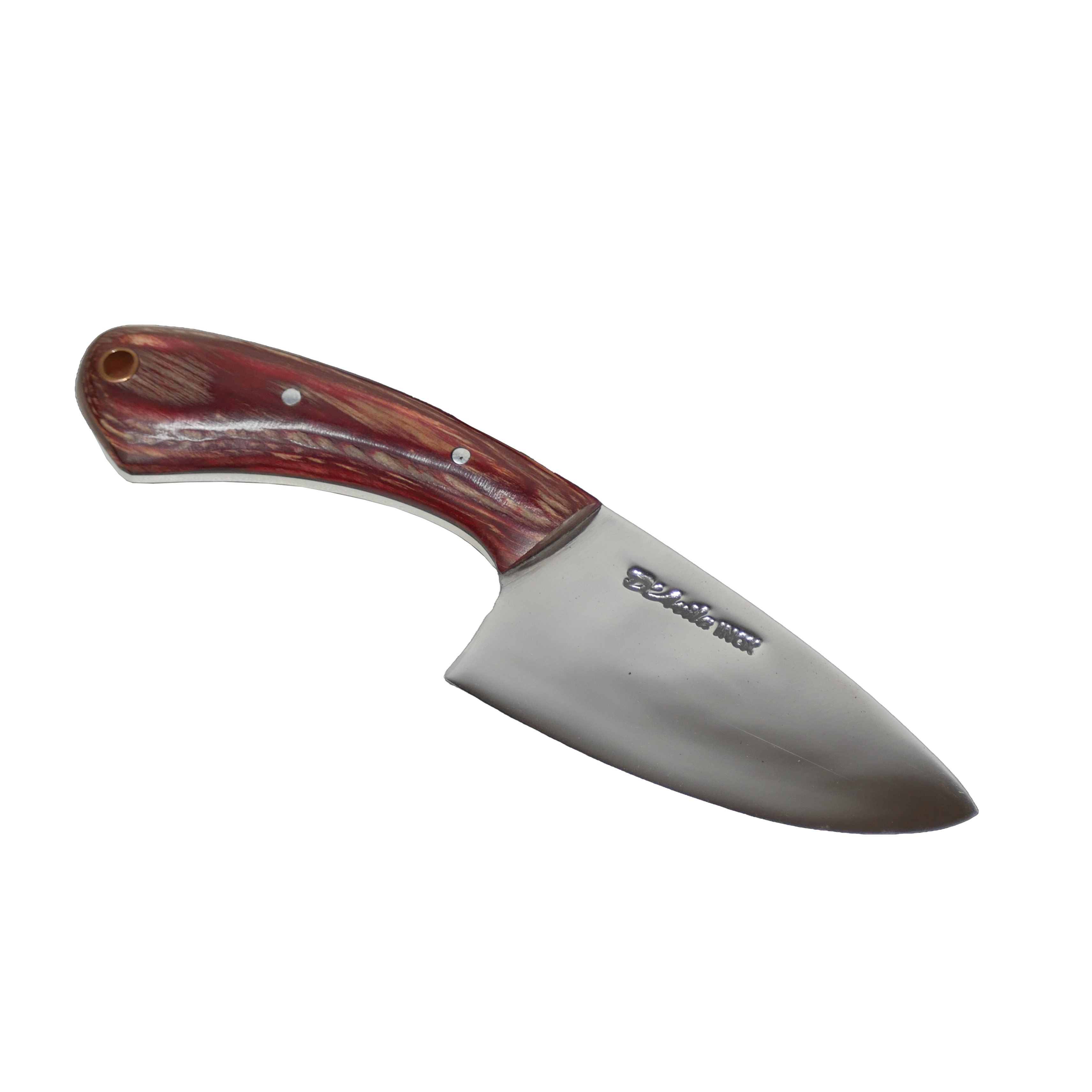 Jaguar Claw Adventure 3" Knife in Stainless Steel 420, Stabilized Wood Handle - D'Avila Knives