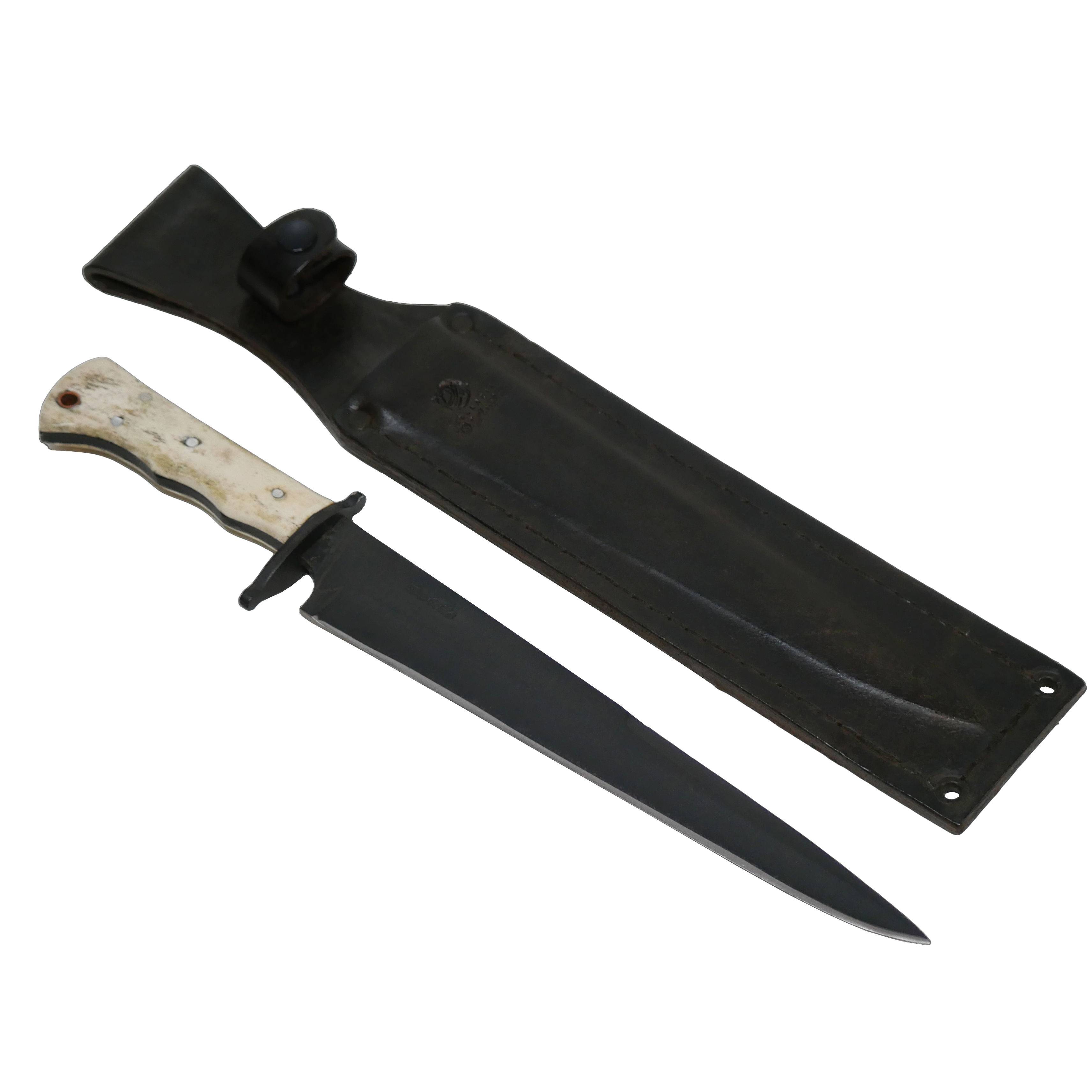 Javalizeira Adventure 10" Knife in Carbon Steel 5160, Bovine Bone Handle - D'Avila Knives