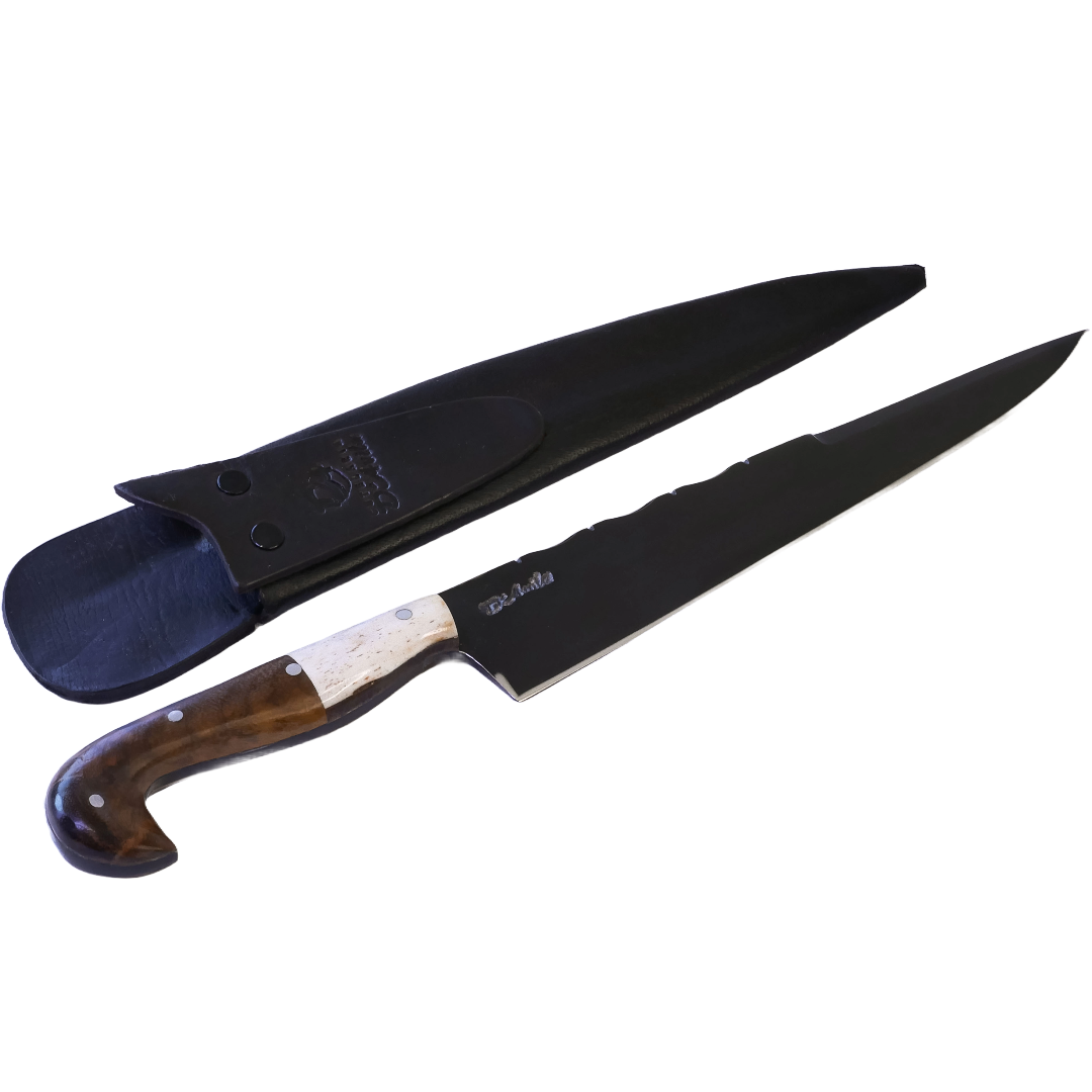 Sorocabana Barbecue 8" Knife in Carbon Steel 5160, Hybrid Handle - D'Avila Knives