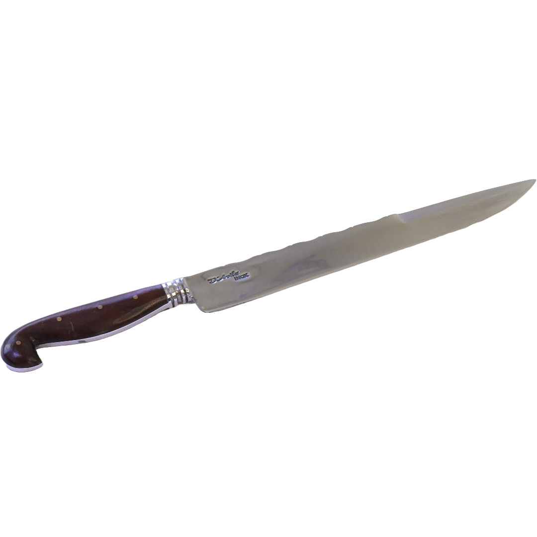 Sorocabana Barbecue 10" Knife in Stainless Steel 420, Wooden Handle - D'Avila Knives