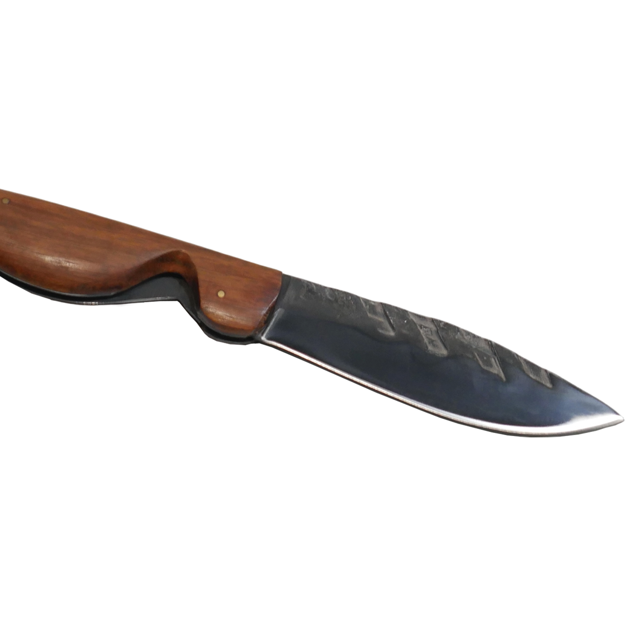 Pocket Adventure 5" Knife in Carbon Steel 5160, Wooden Handle - D'Avila Knives