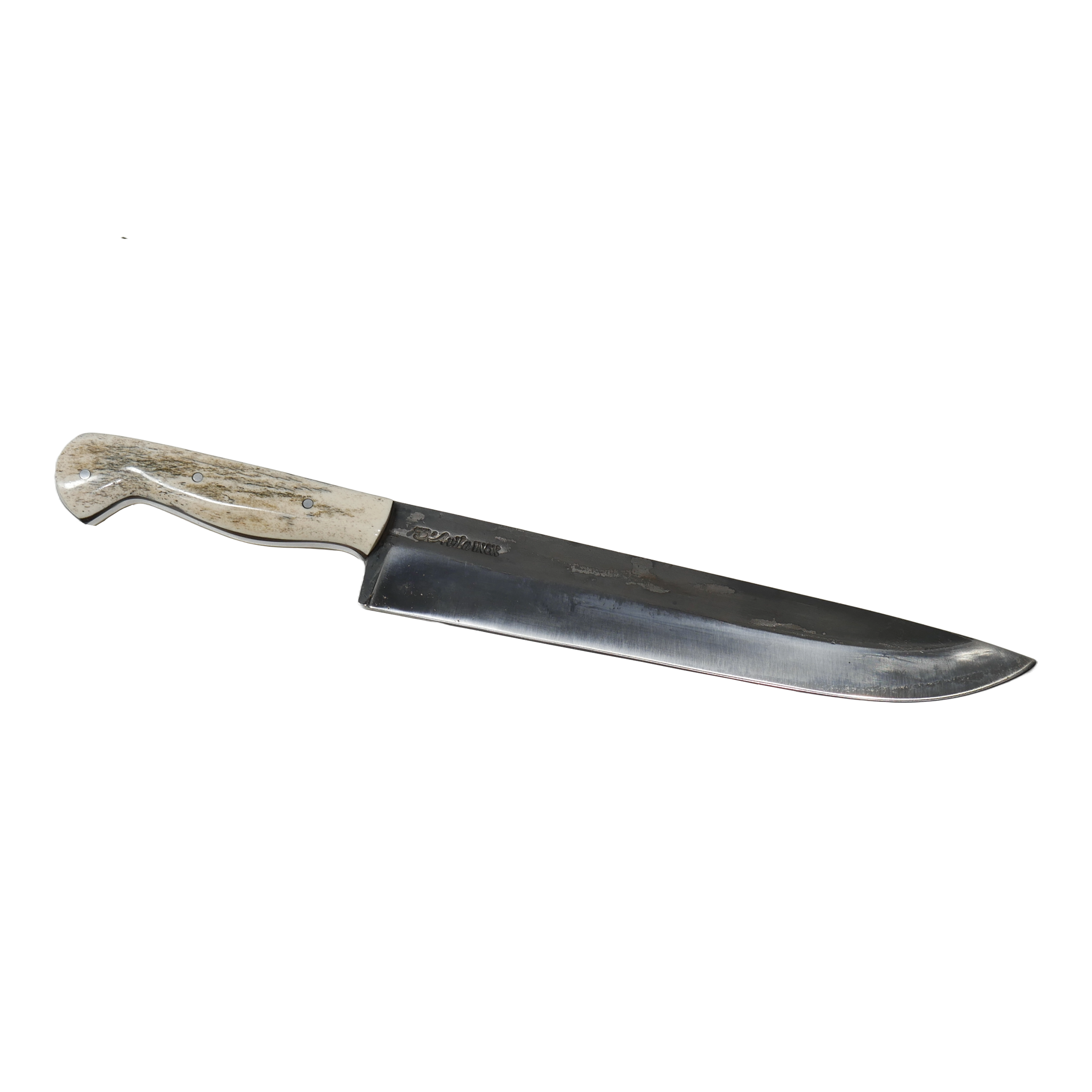 Picanheira Barbecue 10" Knife in Carbon Steel 5160, Bovine Bone Handle - D'Avila Knives