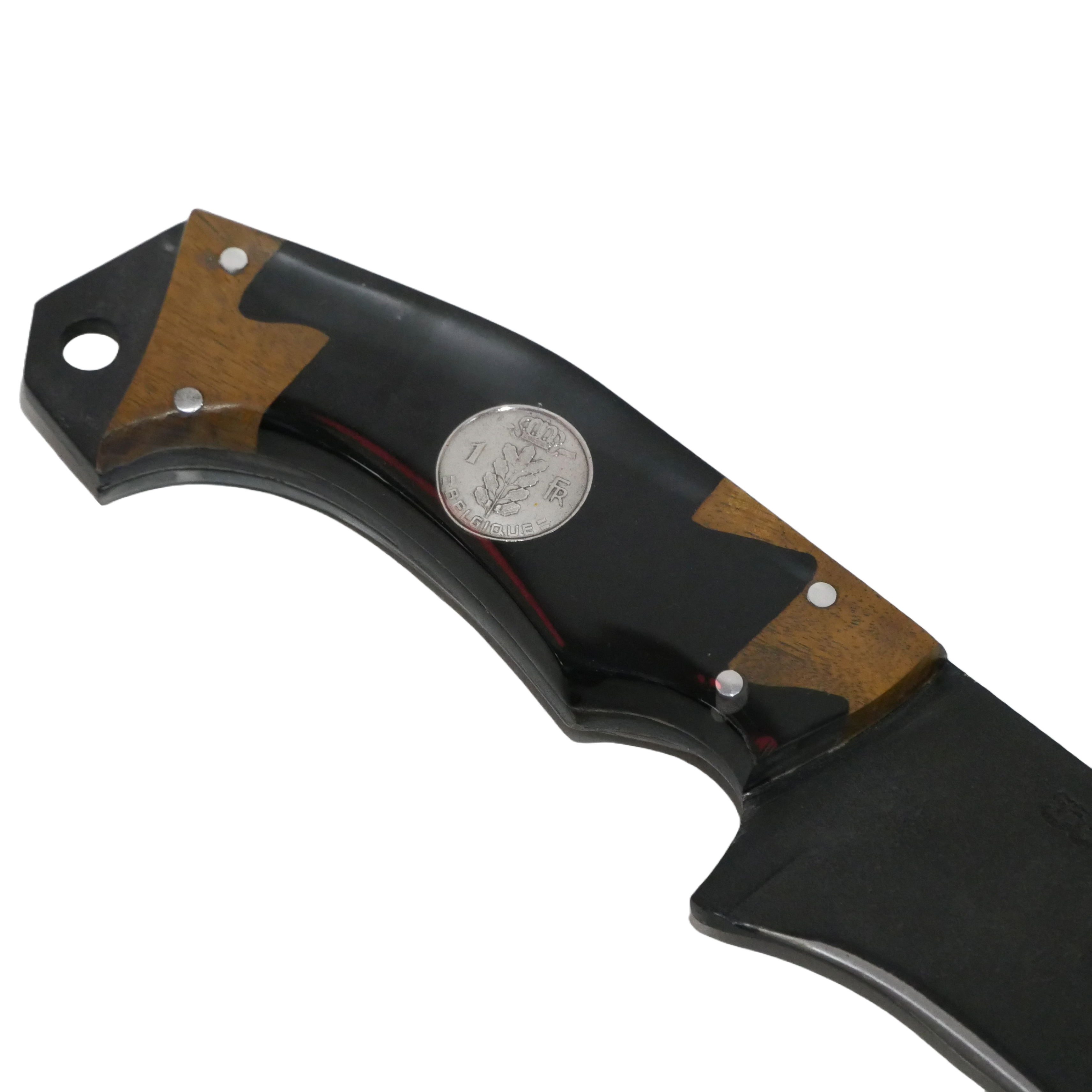 Selva with Fire Steel Adventure 12" Knife in Carbon Steel 5160, Hybrid Handle - D'Avila Knives