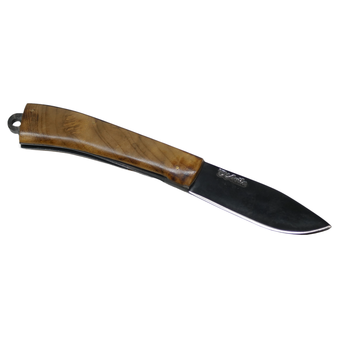 Pocket Adventure 3" Knife in Carbon Steel 5160, Wooden Handle - D'Avila Knives - D'Avila Australia