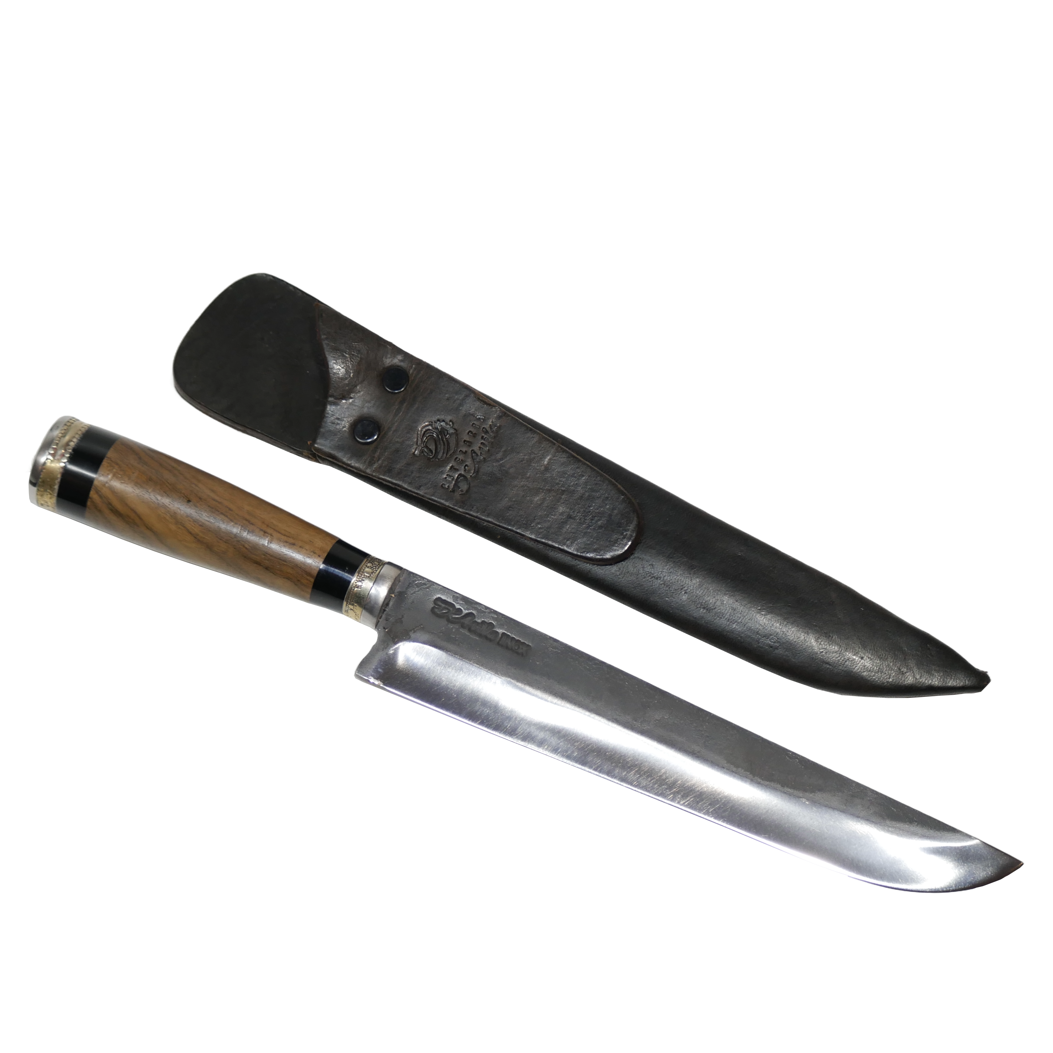 Tradicional Barbecue 8" Knife in Stainless Steel 420, Wooden Handle - D'Avila Knives