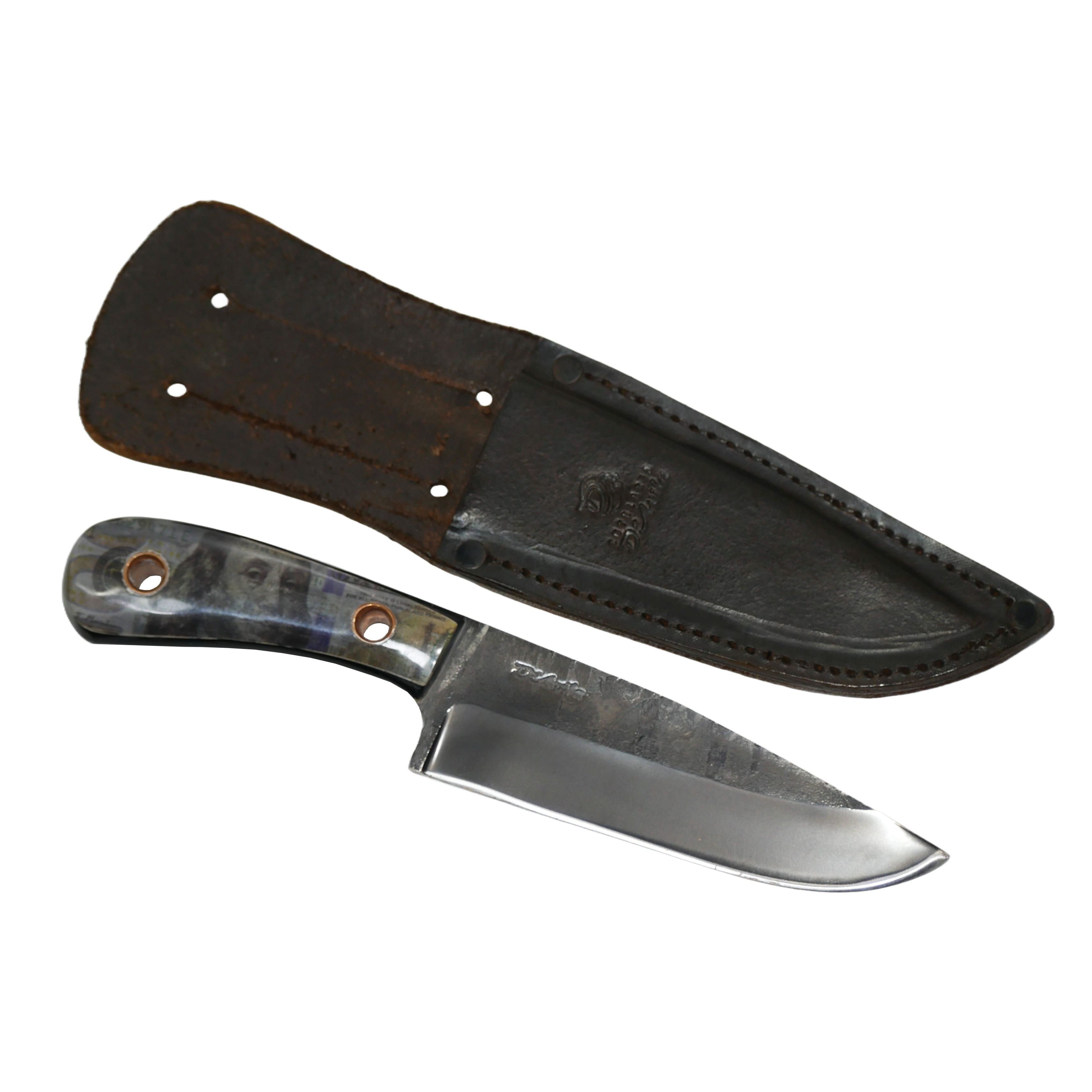 Utility Adventure 6" Knife in Carbon Steel 5160, Resin Handle - D'Avila Knives