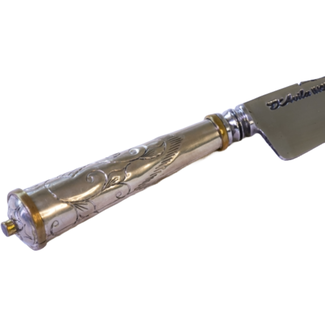 Silver Barbecue 6" Knife in Stainless Steel 420, Alpaca Handle - D'Avila Knives