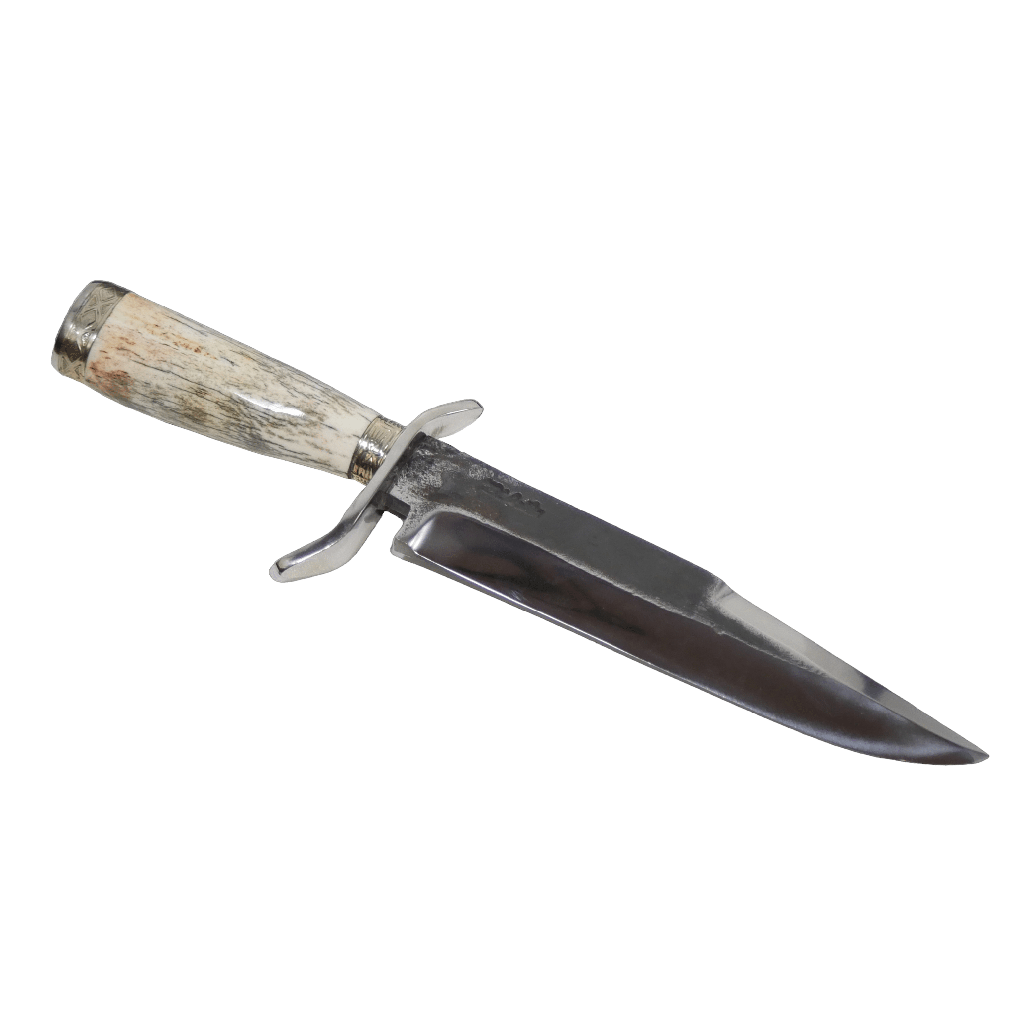 Bowie Adventure 8" Knife in Carbon Steel 5160, Bone Handle - D'Avila Knives camping knife by D'Avila Australia