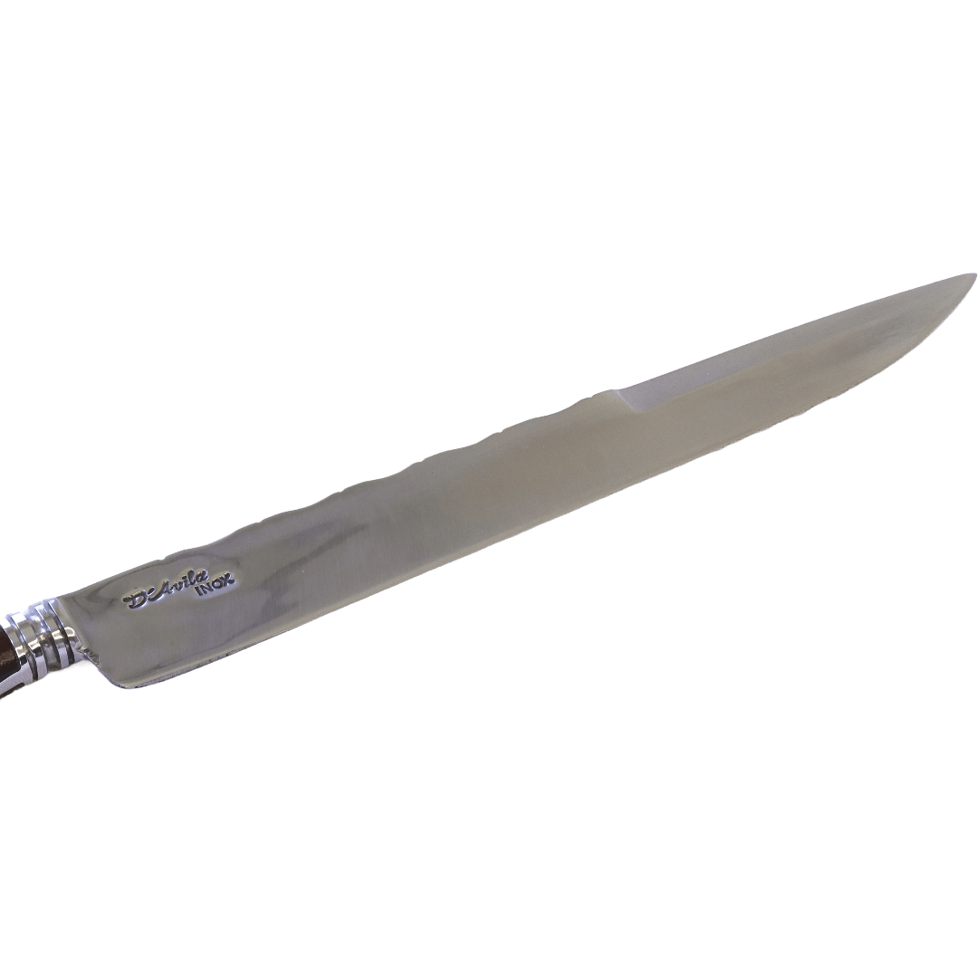 Brisket Barbecue 10" Knife in Stainless Steel 420, Wooden Handle - D'Avila Knives camping knife by D'Avila Australia