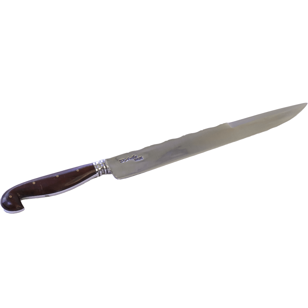Brisket Barbecue 10" Knife in Stainless Steel 420, Wooden Handle - D'Avila Knives camping knife by D'Avila Australia