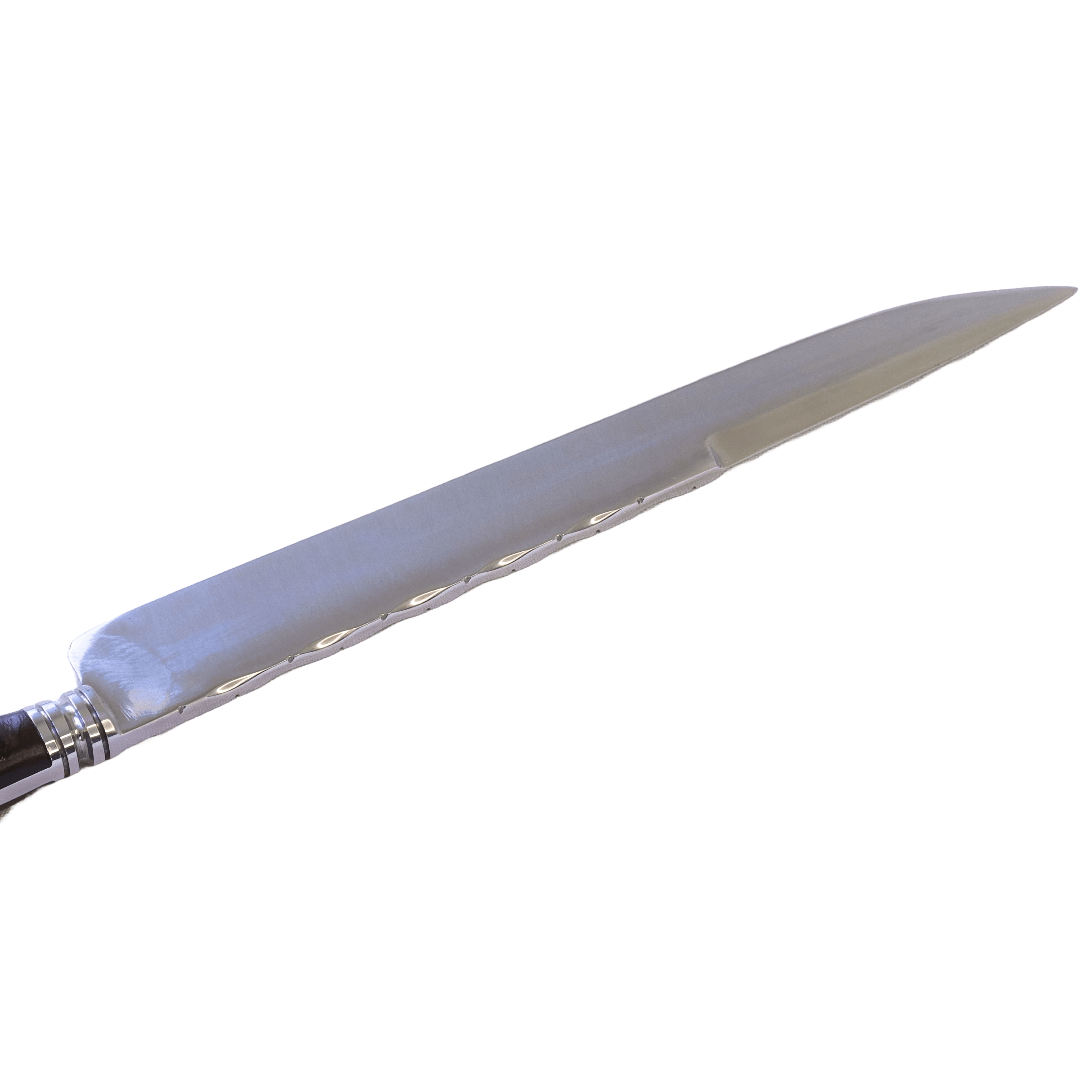 Brisket Barbecue 10" Knife in Stainless Steel 420, Wooden Handle - D'Avila Knives camping knife by D'Avila Australia