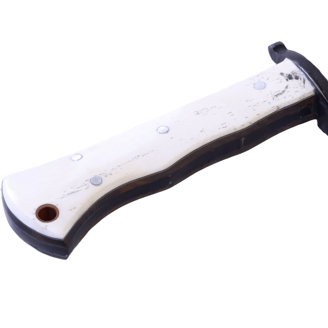 Javalizeira Adventure 8" Knife in Carbon Steel 5160, Bovine Bone Handle - D'Avila Knives camping knife by D'Avila Australia