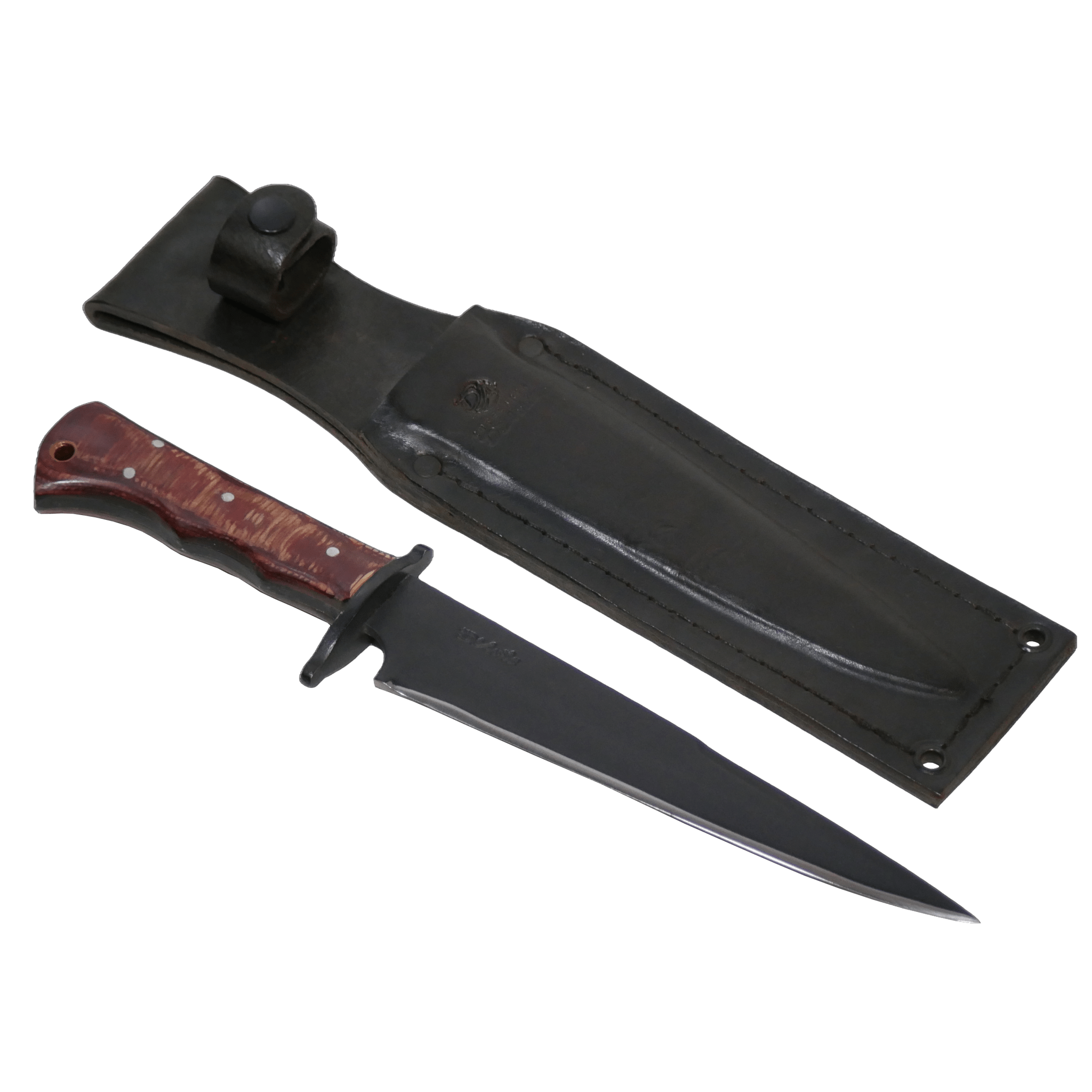 Javalizeira Adventure 8" Knife in Carbon Steel 5160, Stabilized Wood Handle - D'Avila Knives camping knife by D'Avila Australia