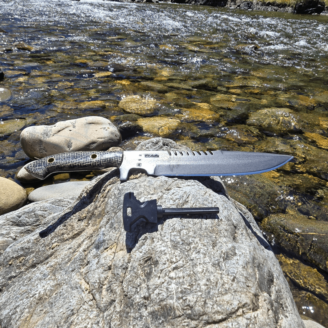 [LIMITED & NUMBERED – PRE - ORDER] Selva Adventure 12" Knife with Fire Steel – Only 20 Units / Shipping from Jan 31, 2026 camping knife by D'Avila Australia