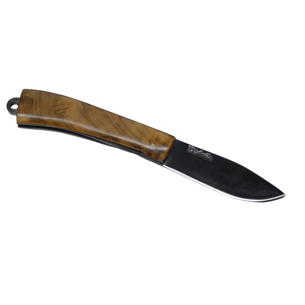 Pocket Adventure 3" Knife in Carbon Steel 5160, Wooden Handle - D'Avila Knives camping knife by D'Avila Australia