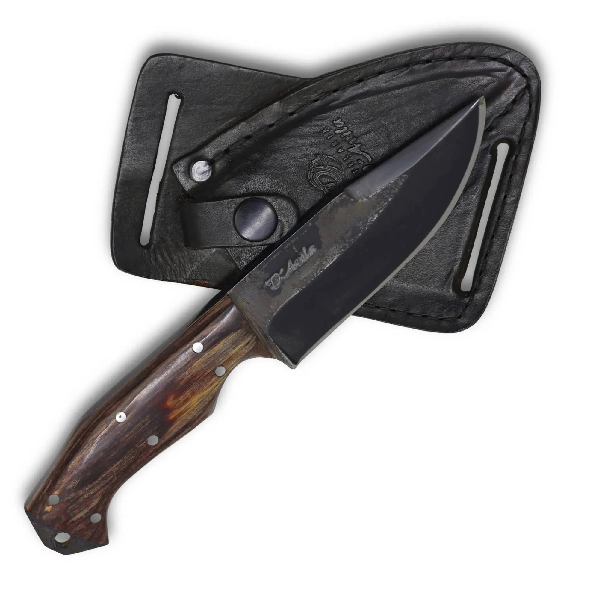 [PRE-ORDER – SHIPPING FROM AUG 31] Minas Adventure 4" Knife in Carbon Steel 5160, Wood Handle - D'Avila Knives camping knife by D'Avila Australia