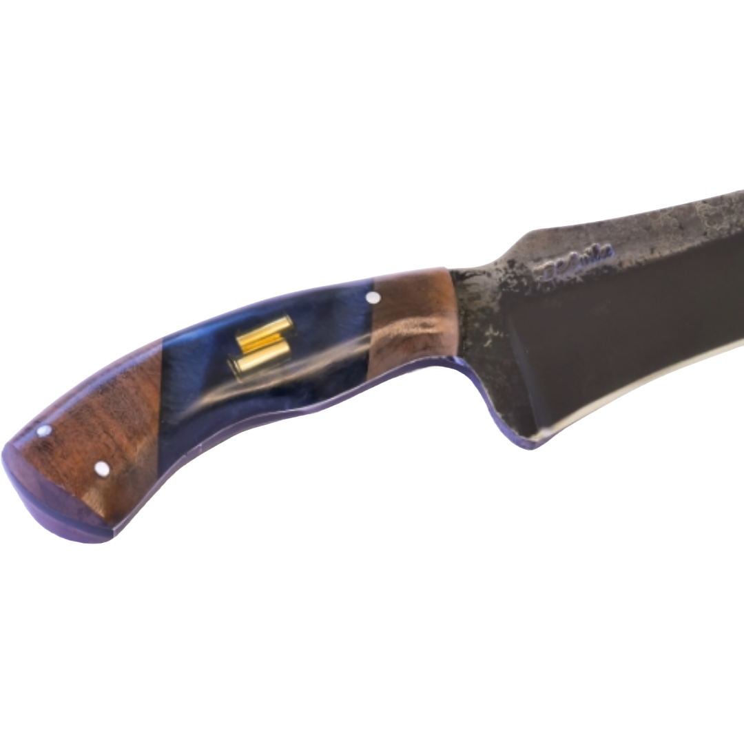 Coreadeira Adventure 6" Knife in Carbon Steel 5160, Hybrid Handle - D'Avila Knives