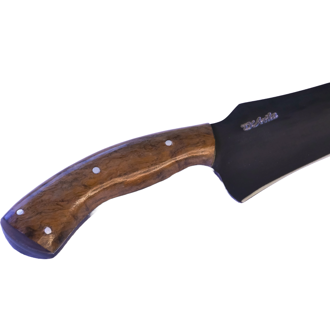 Coreadeira Adventure 6" Knife in Carbon Steel 5160, Wooden Handle - D'Avila Knives