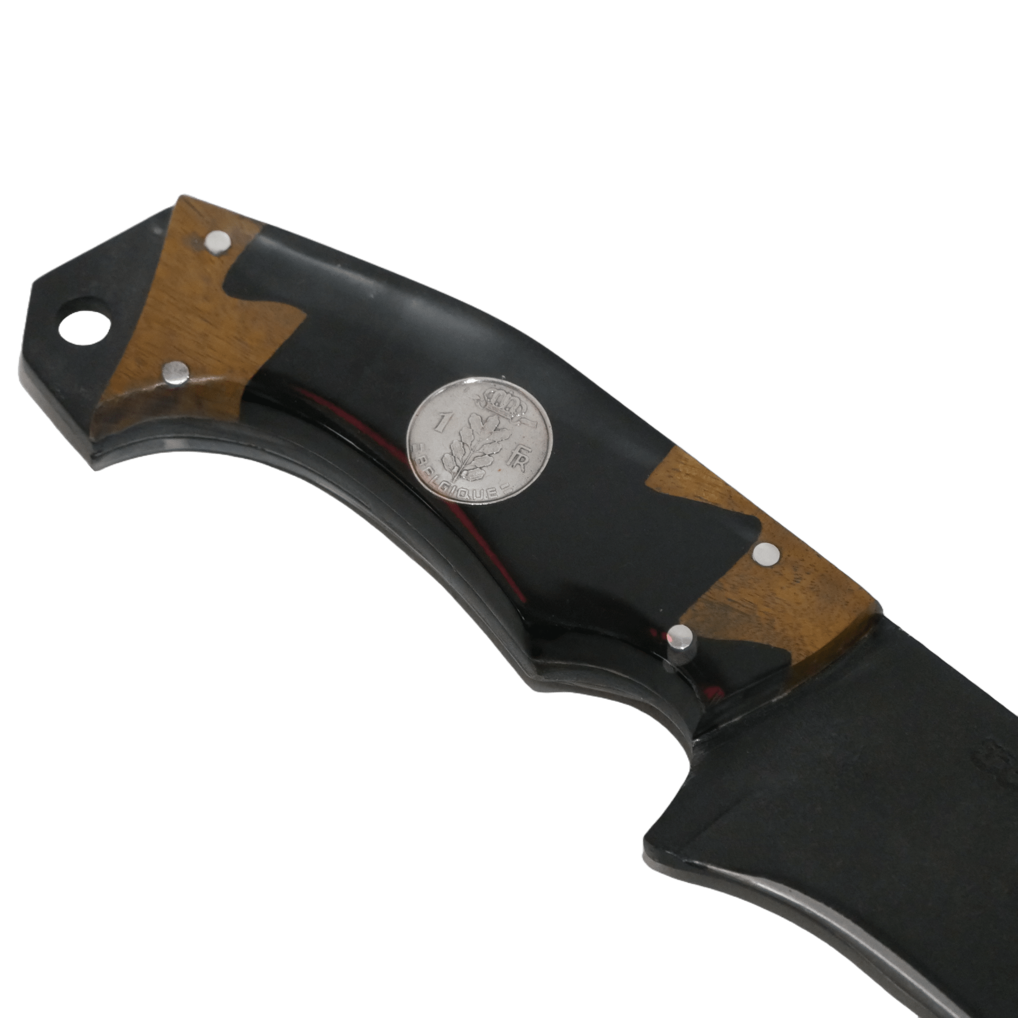 Selva with Fire Steel Adventure 12" Knife in Carbon Steel 5160, Hybrid Handle - D'Avila Knives camping knife by D'Avila Australia