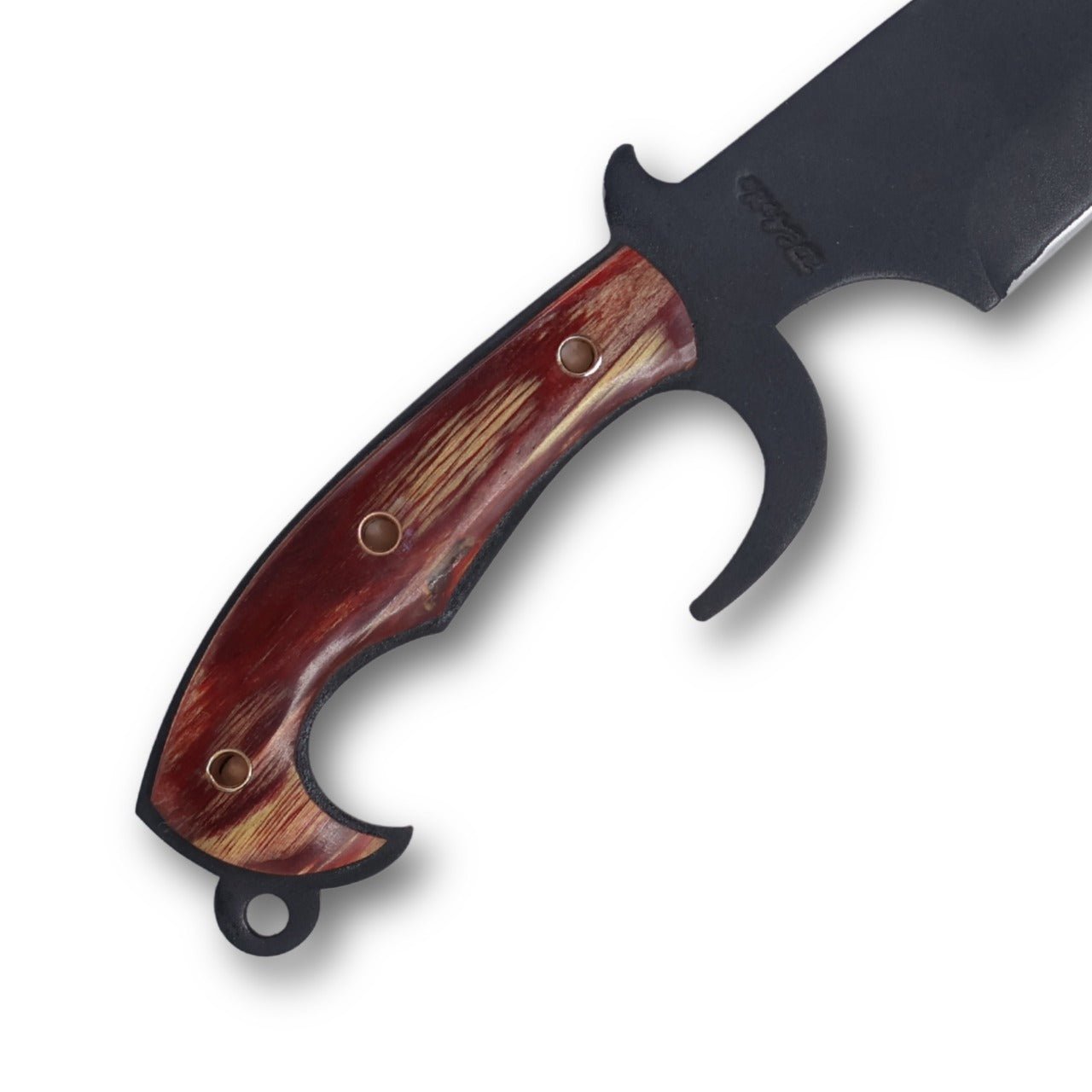 Sparta Adventure 12" Knife in Carbon Steel 5160, Stabilized Wood Handle - D'Avila Knives camping knife by D'Avila Australia