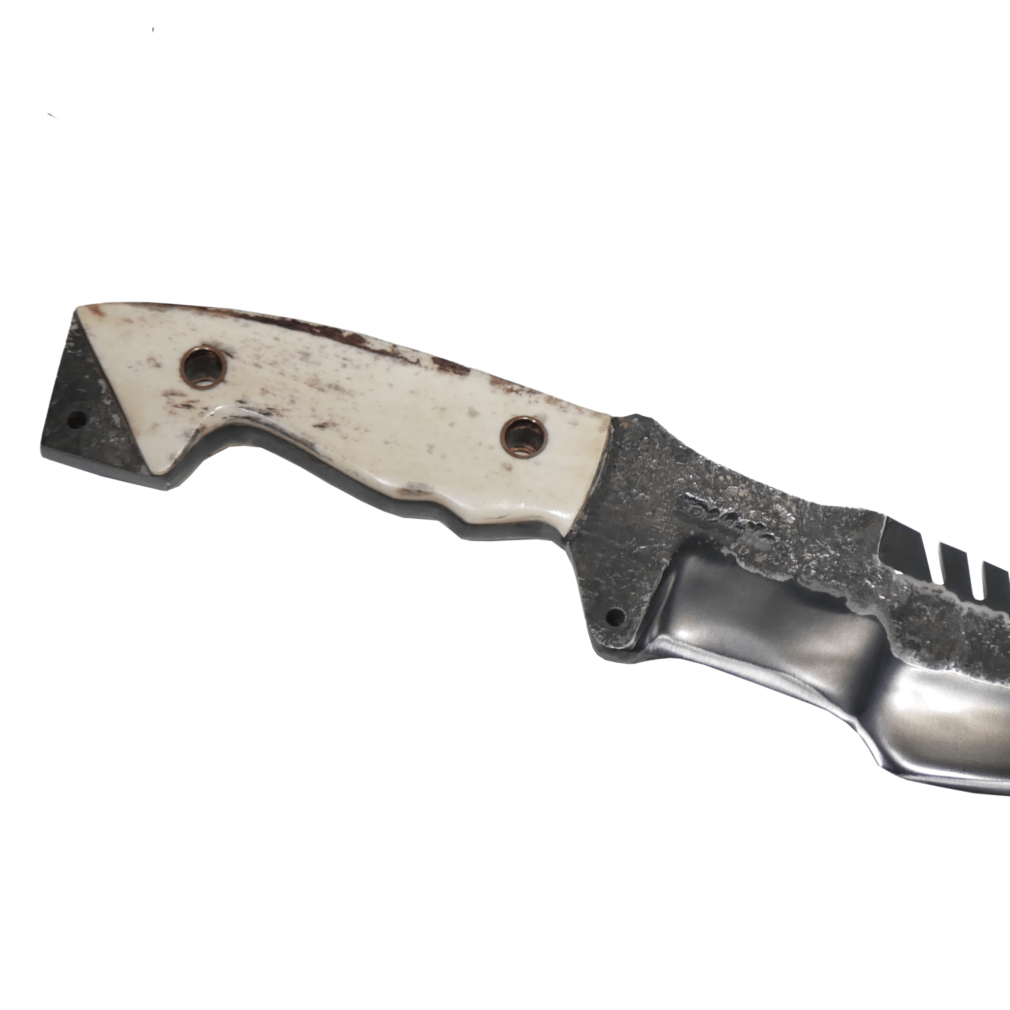 Tracker Adventure 6.5" Knife in Carbon Steel 5160, Bovine Bone Handle - D'Avila Knives camping knife by D'Avila Australia